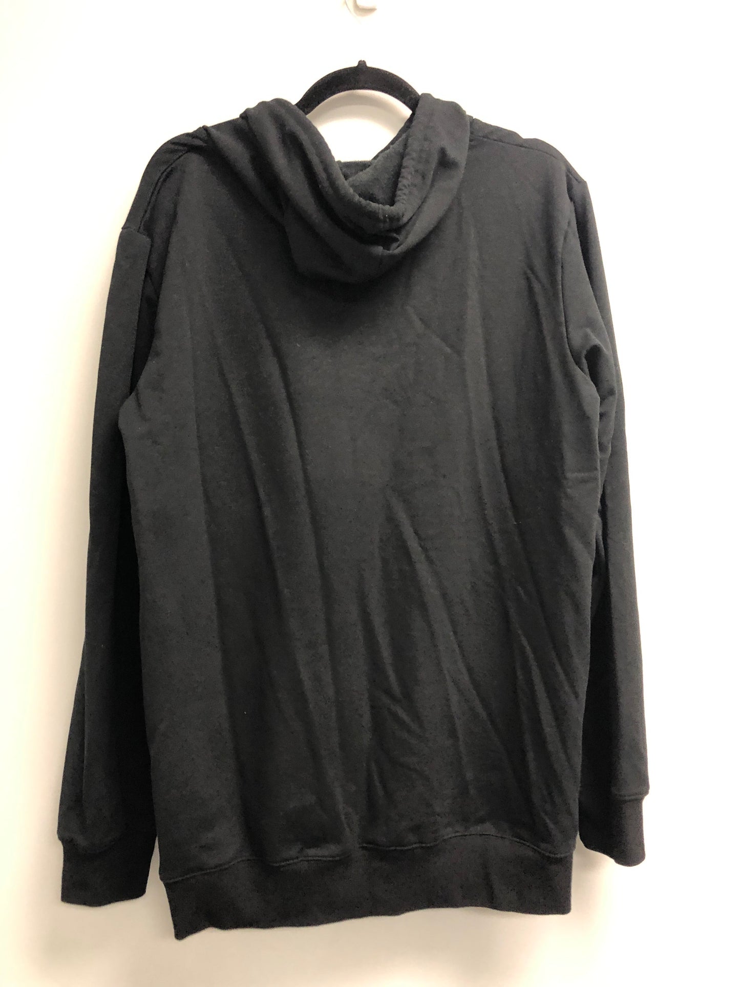 Outlet 7039 - Latched Mama Classic Zipper Nursing Hoodie - Black - Extra Large