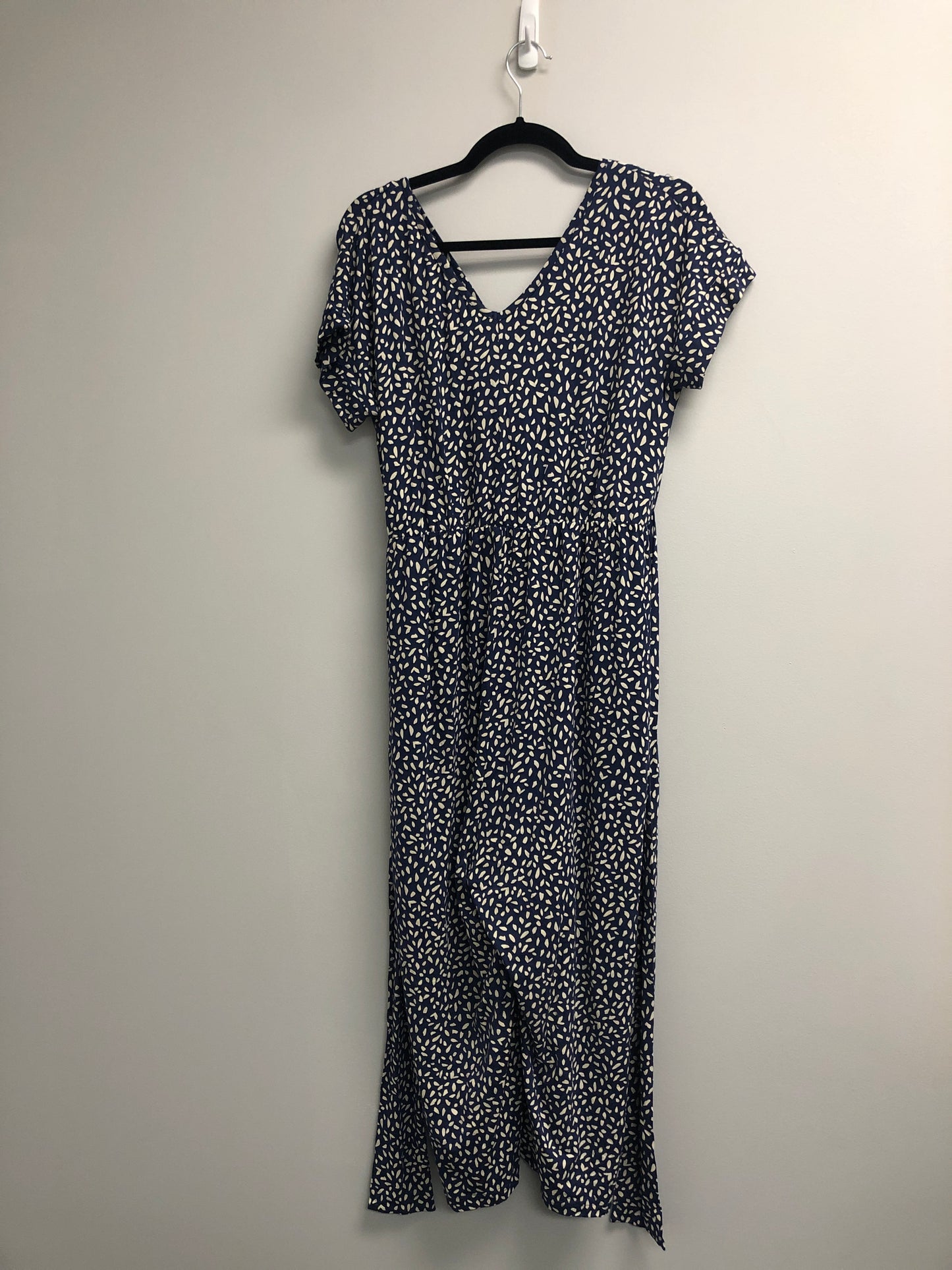 Outlet 6921 - Latched Mama V-Neck Nursing Jumpsuit - North Sea - Large