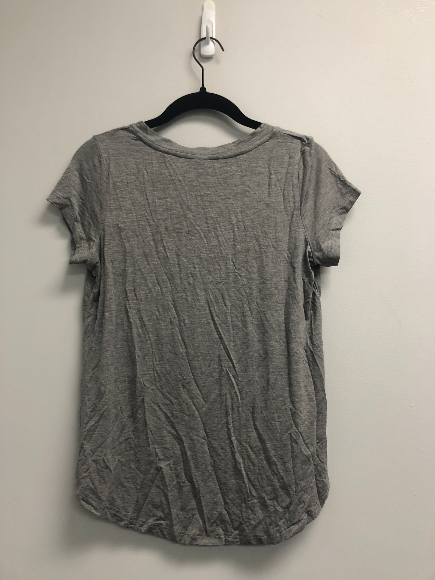 Outlet 7137 - V-Neck Boyfriend Nursing Tee - Light Grey - Extra Extra Small