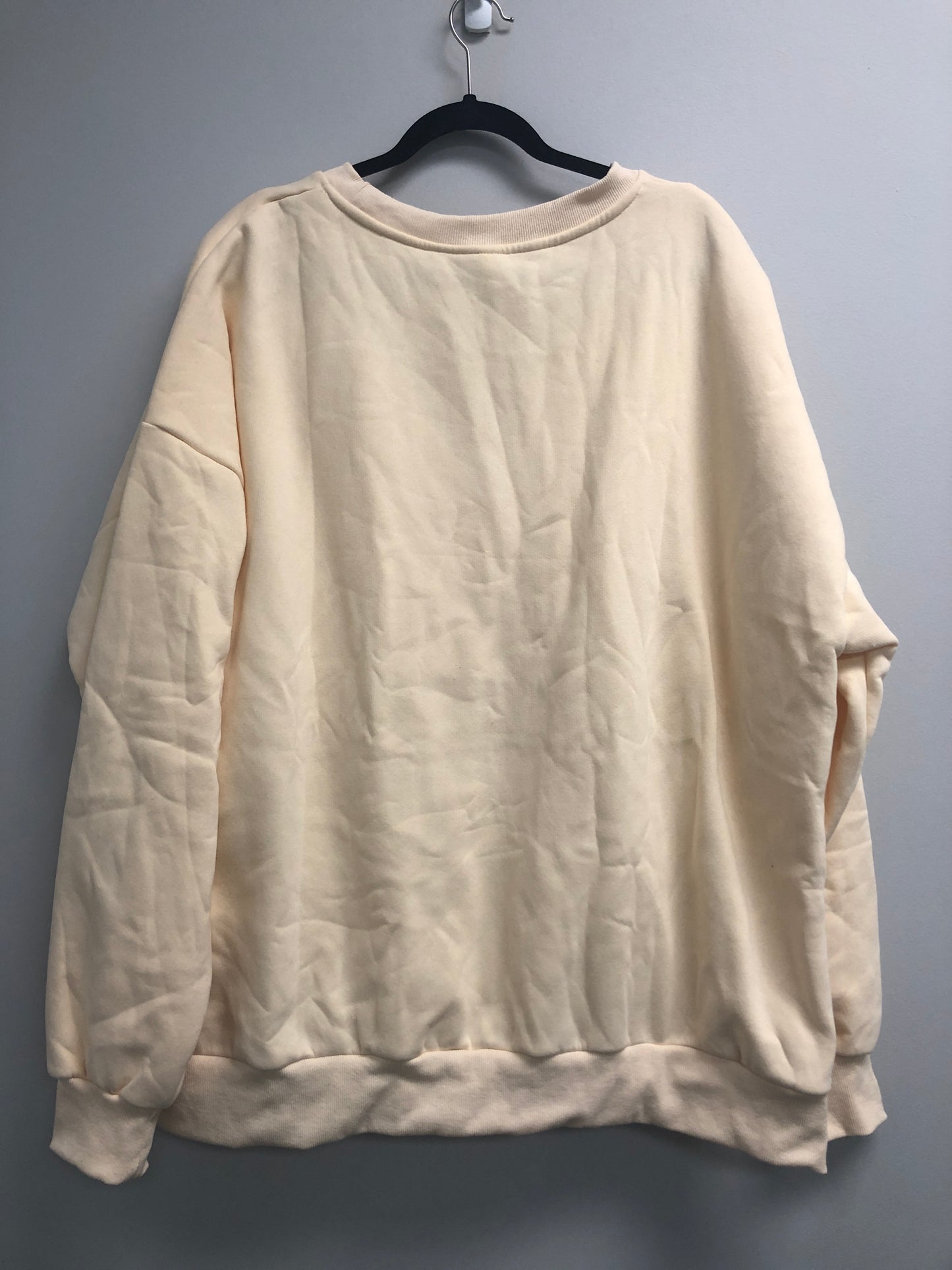 Outlet 6825 - Latched Mama 635 Snuggle-Up Nursing Pullover - Cream - 4X