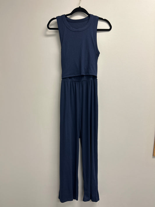 Outlet 7215 - Latched Mama Ribbed Nursing Jumper - Navy - Small