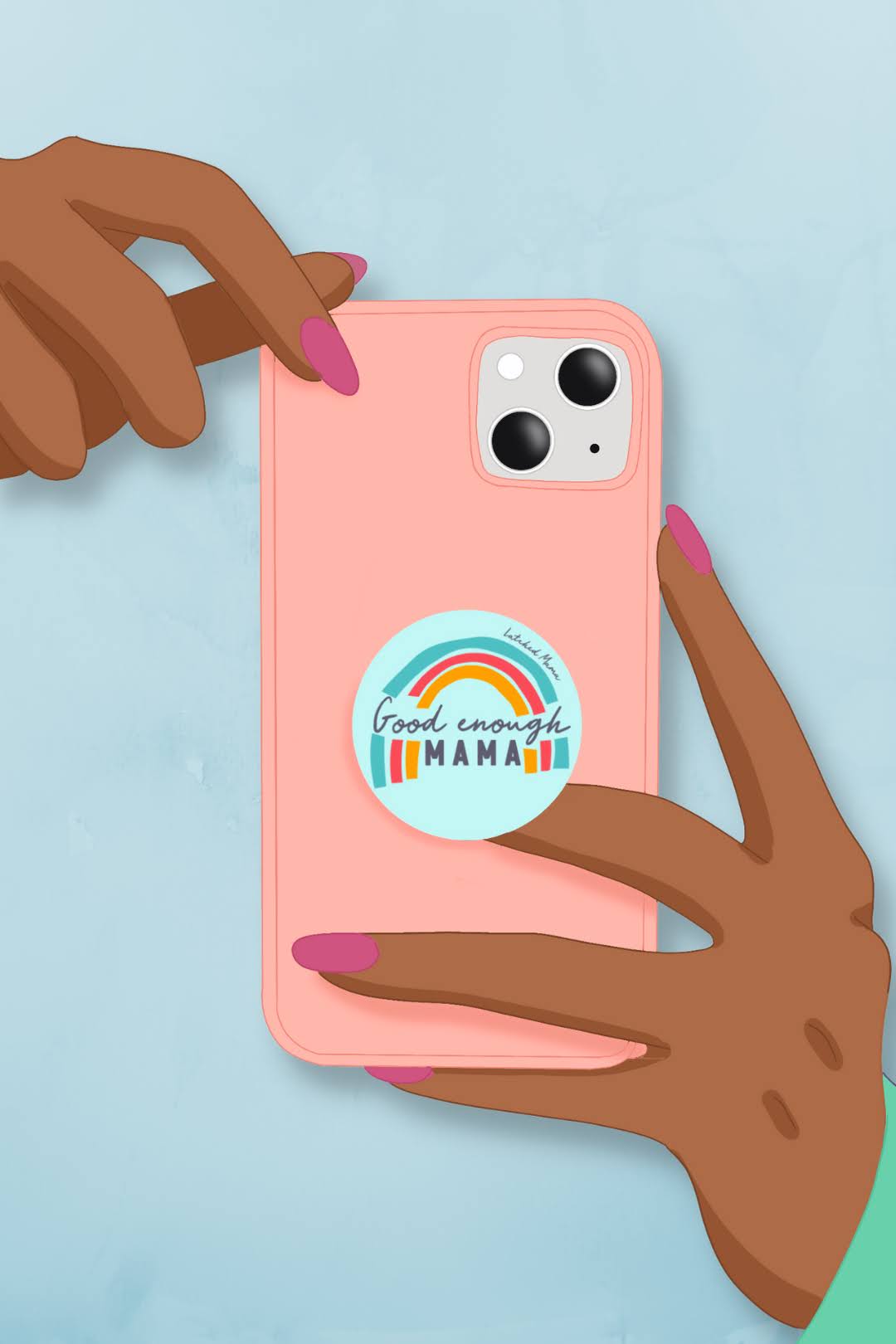 Latched Mama Phone Grip Holder