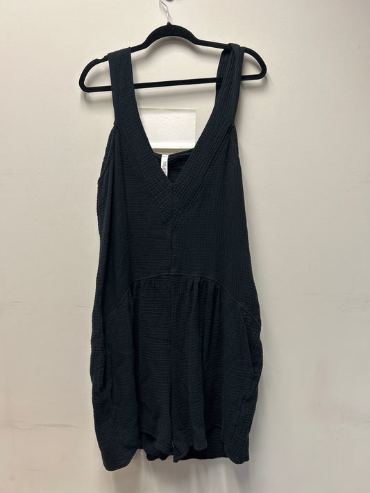 Outlet 7291 - Latched Mama Coastline Nursing Overalls - Final Sale - BLACK - Large