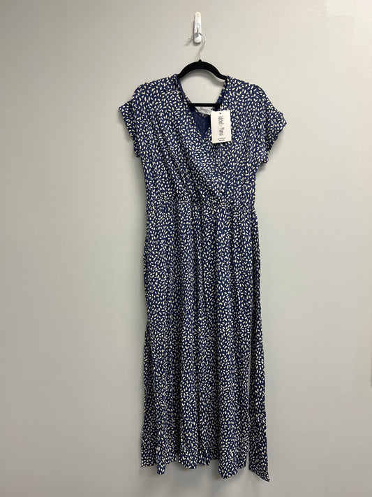 Outlet 7187 - Latched Mama V-Neck Nursing Jumpsuit - NORTH SEA - Extra Large