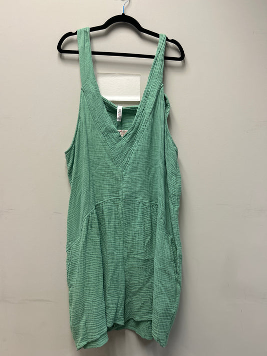 Outlet 7294 - Latched Mama Coastline Nursing Overalls - Final Sale - SEAFOAM - 2X