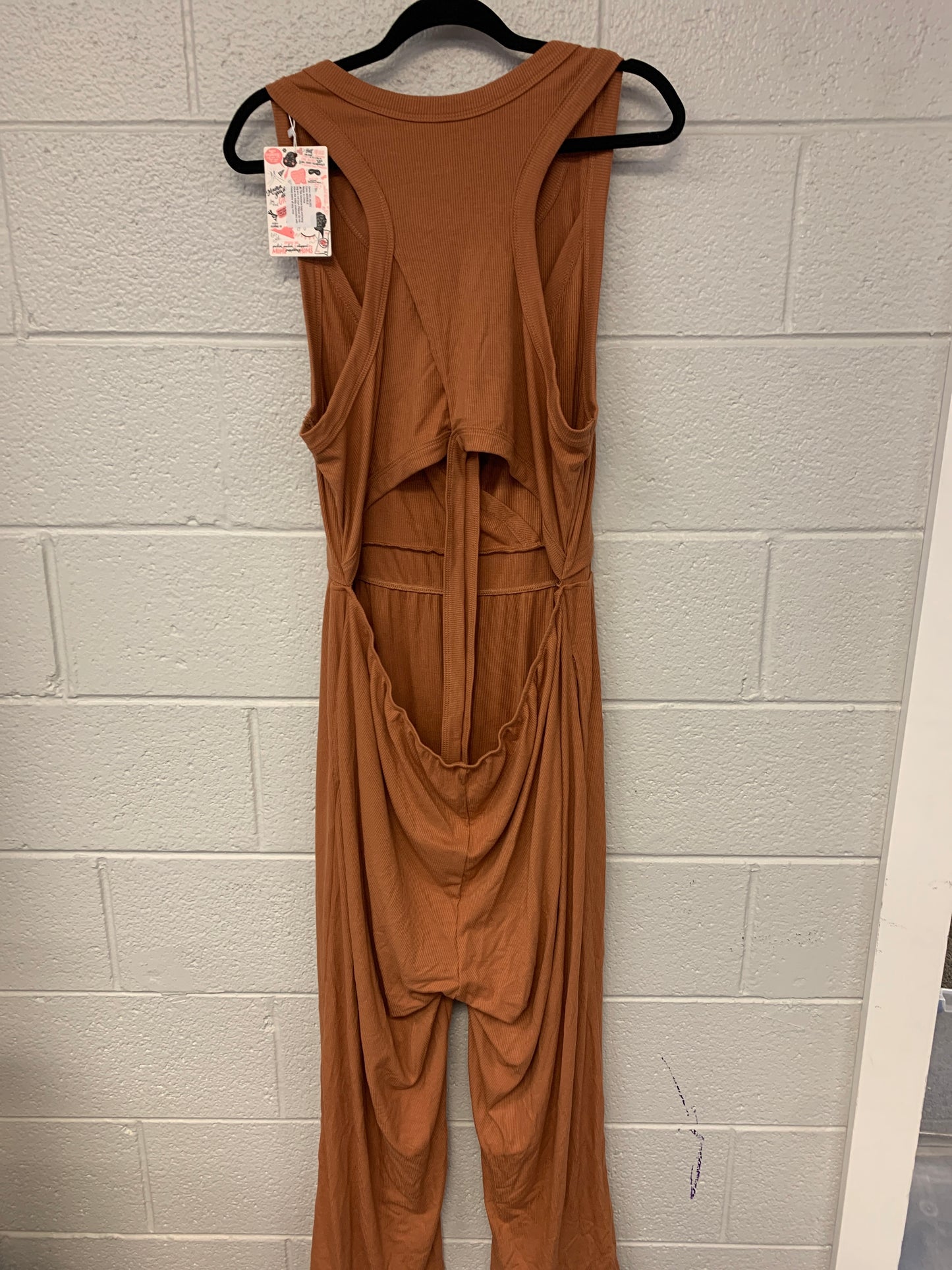 Outlet 7181 - Latched Mama Ribbed Tie Back Nursing Jumper - Copper - 1X