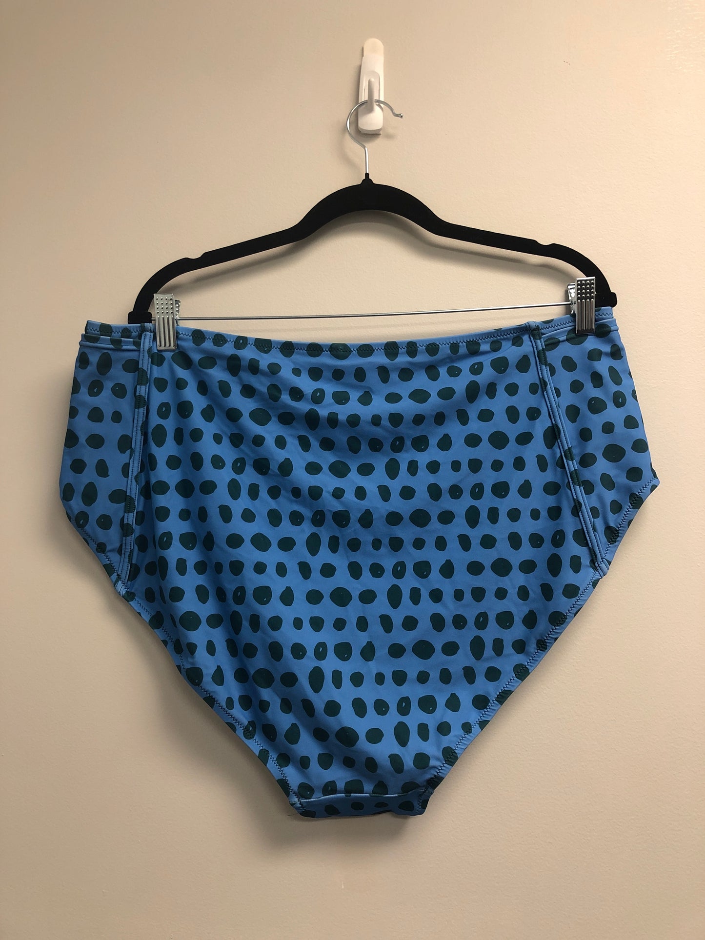 Outlet 7116 - Latched Mama High Waisted Swim Bottoms with Pockets - Final Sale - Teal Surf - 2X