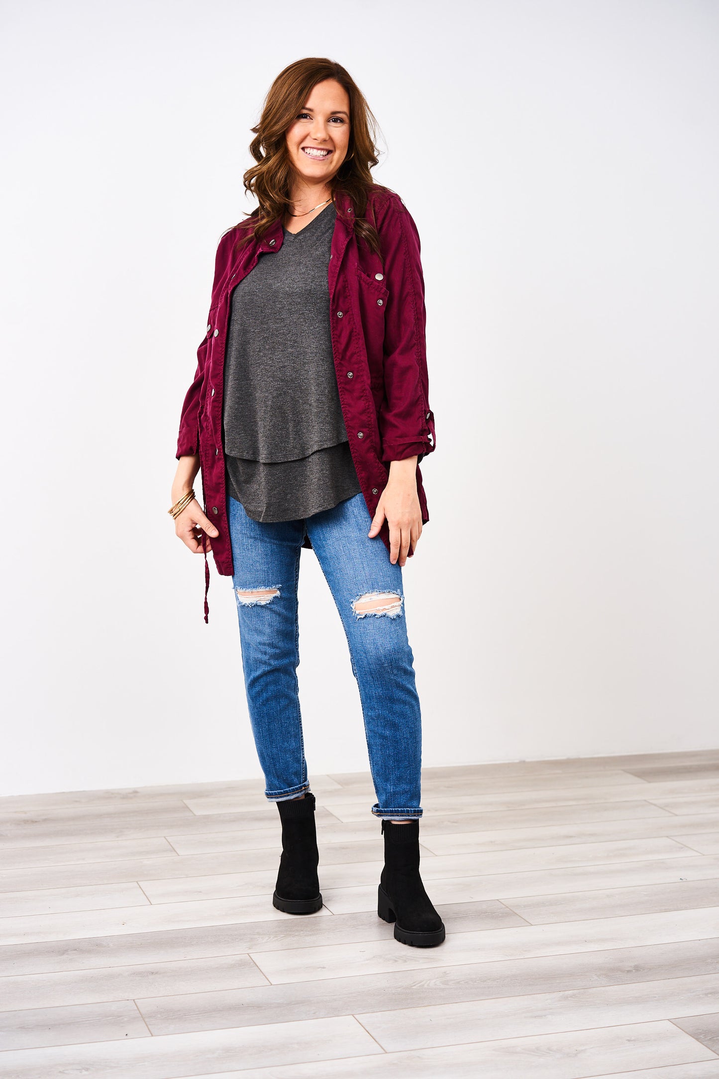 Latched Mama Long Sleeve V-Neck Tee