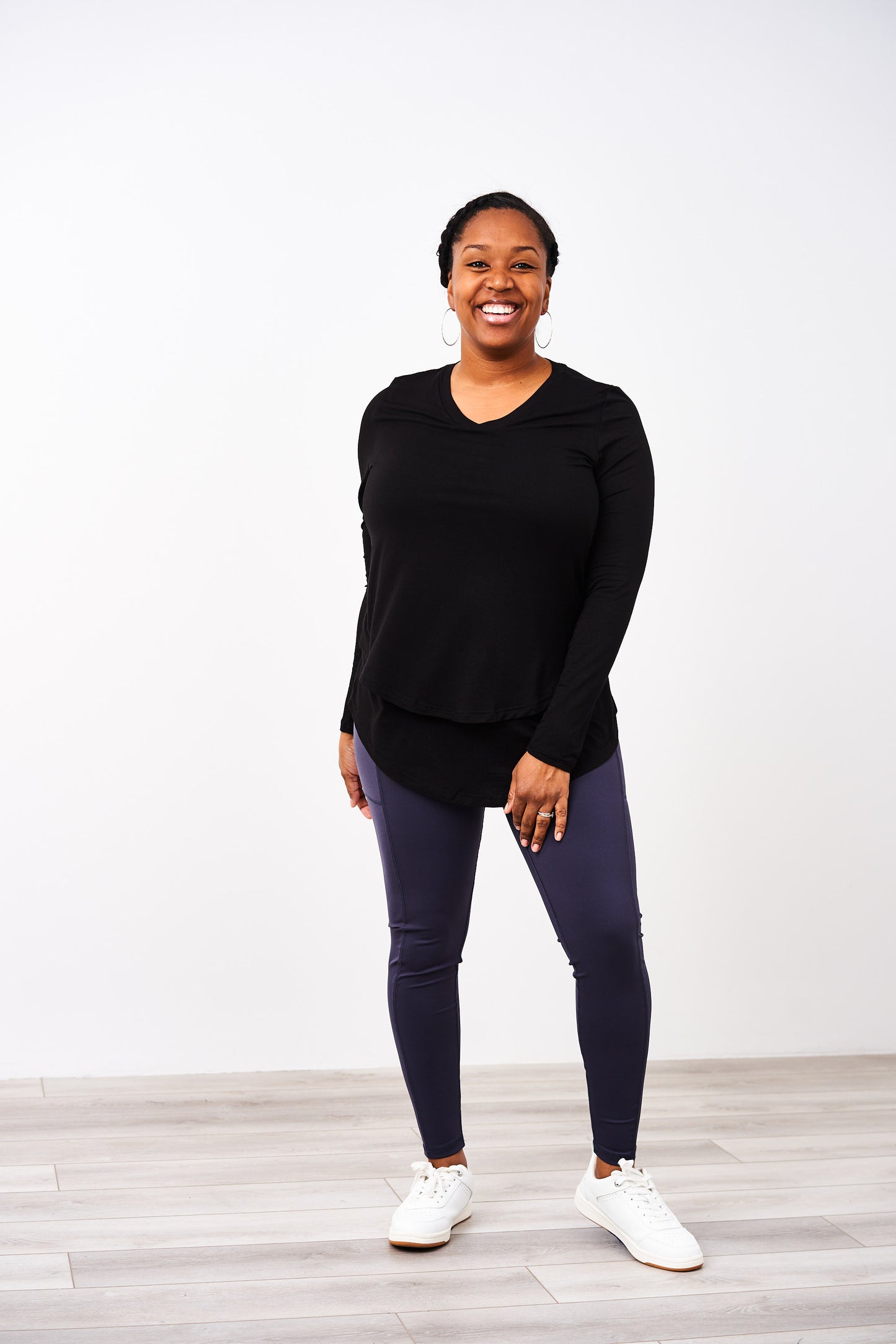 Latched Mama Long Sleeve V-Neck Tee