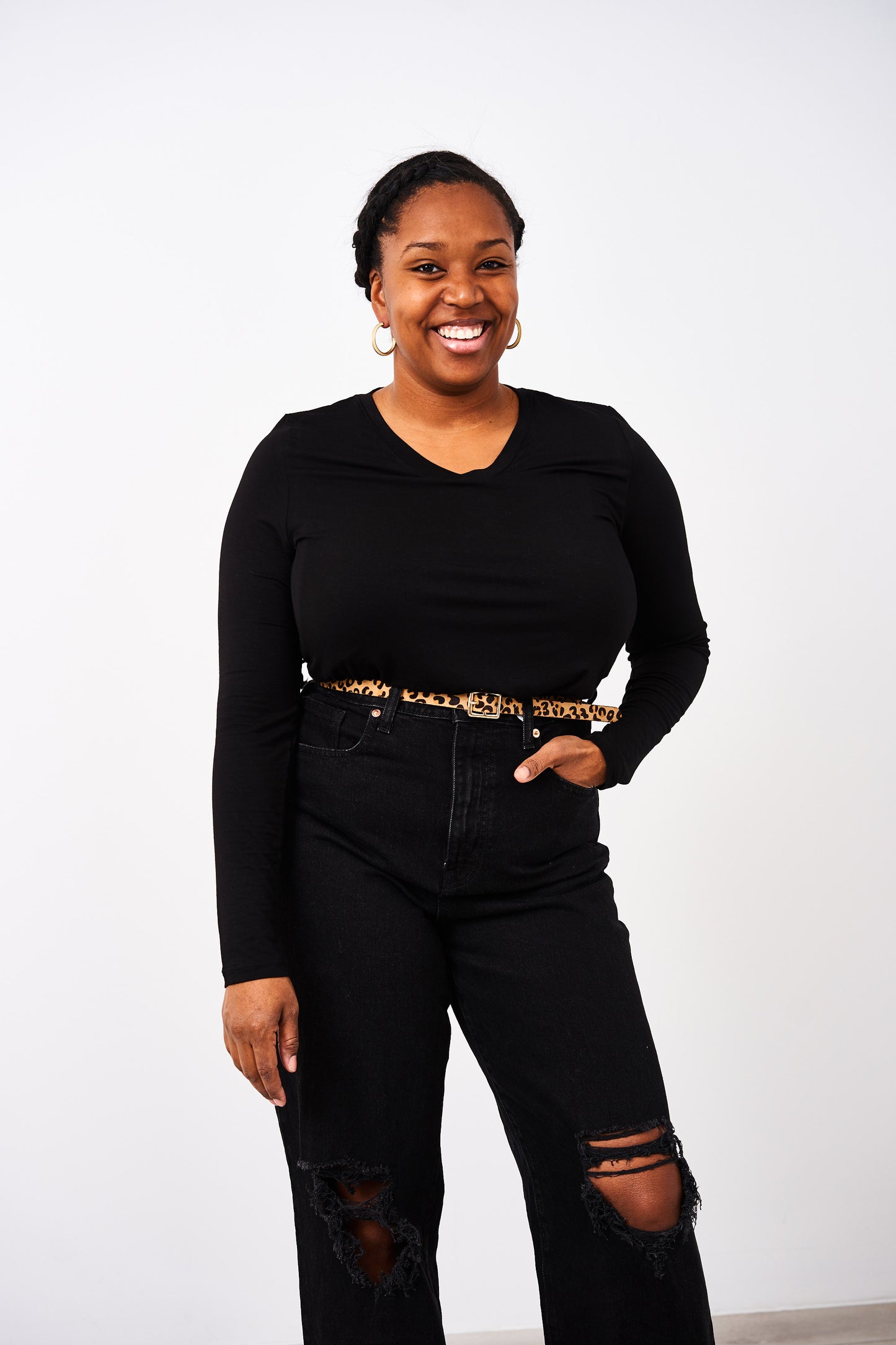Latched Mama Long Sleeve V-Neck Tee