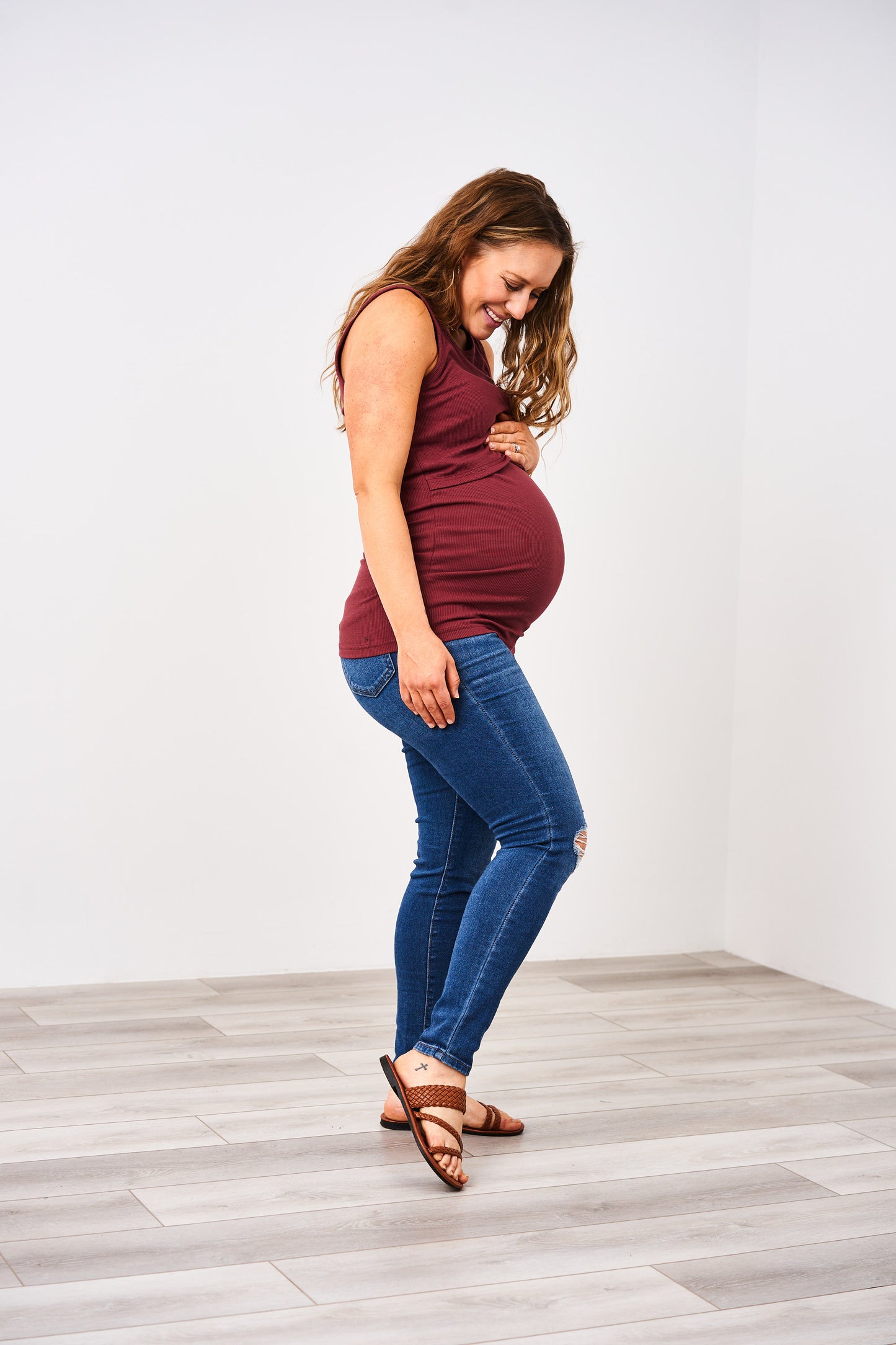 Latched Mama Ribbed Nursing Tank