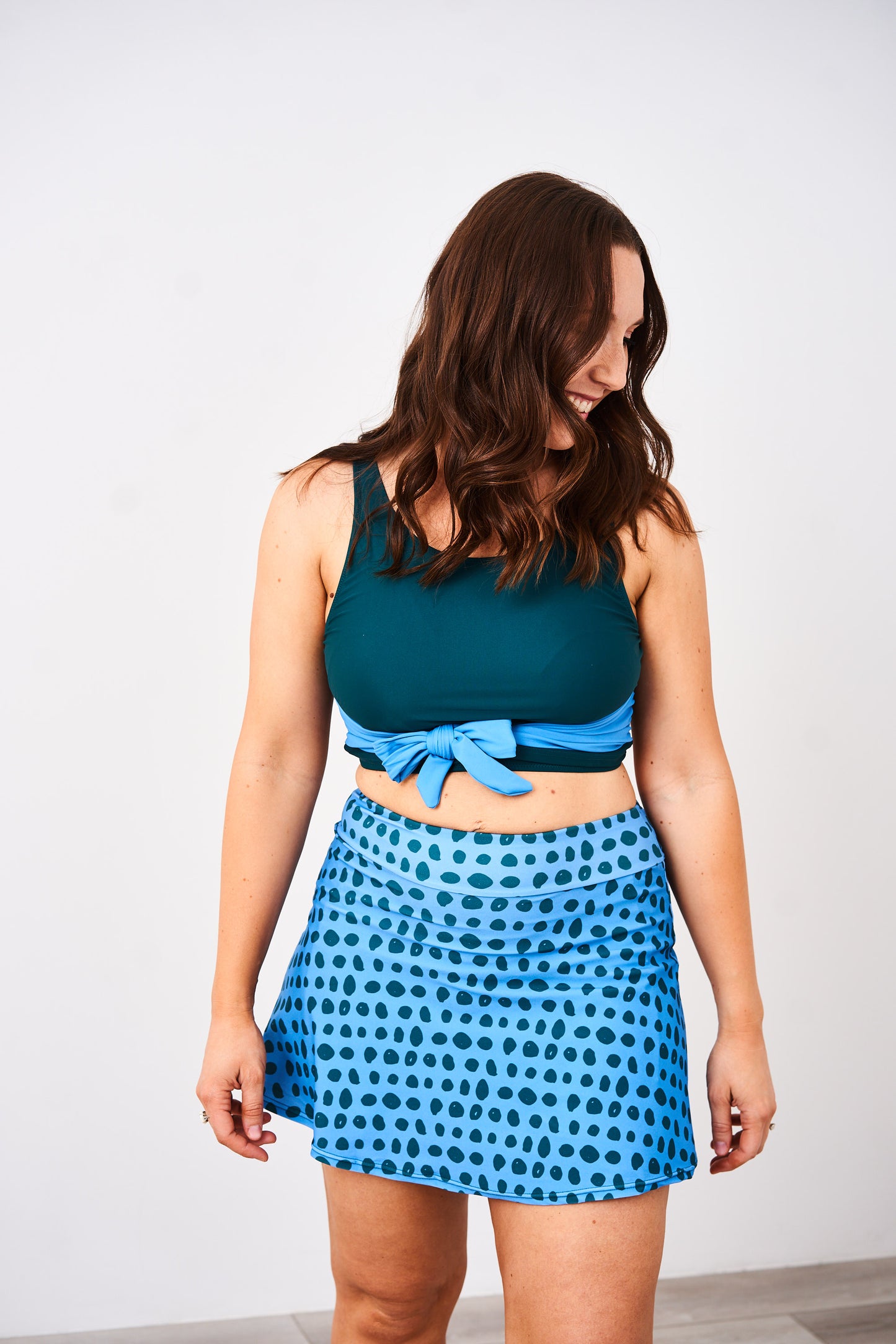 Latched Mama Tie Back Nursing Swim Top