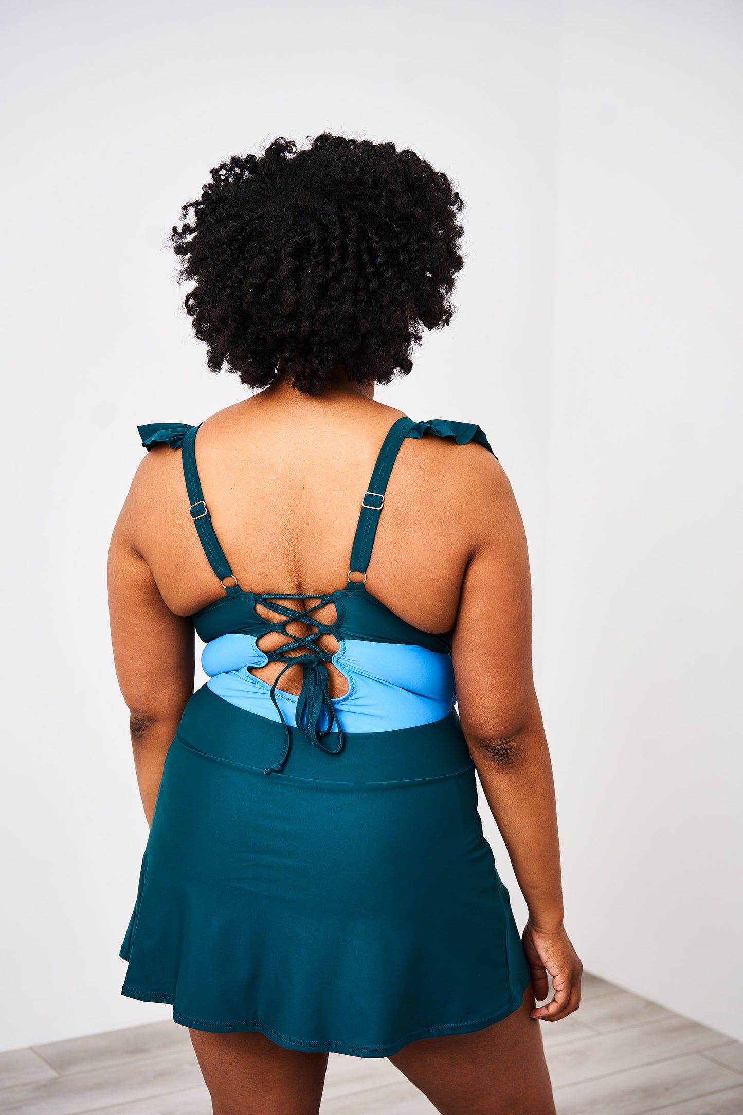 Latched Mama Lace Up Nursing Swim One Piece - Final Sale