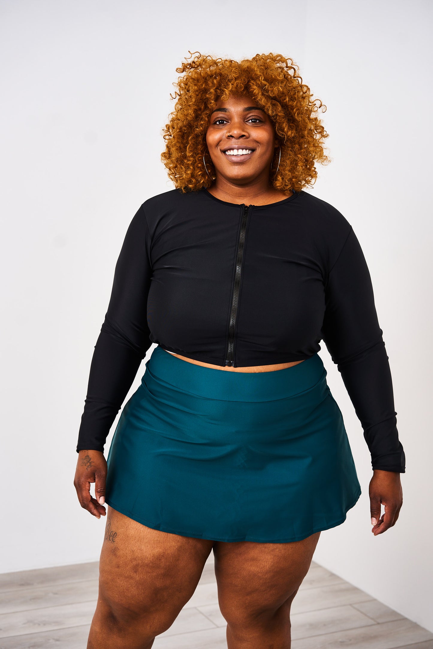 Latched Mama Long Sleeve Swim Zip Nursing Cover Up - Final Sale