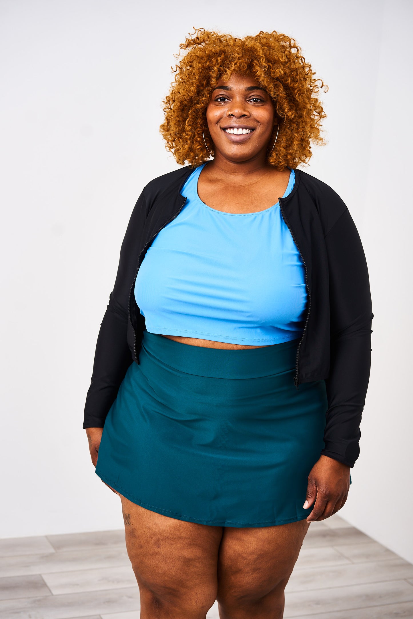 Latched Mama Long Sleeve Swim Zip Nursing Cover Up - Final Sale