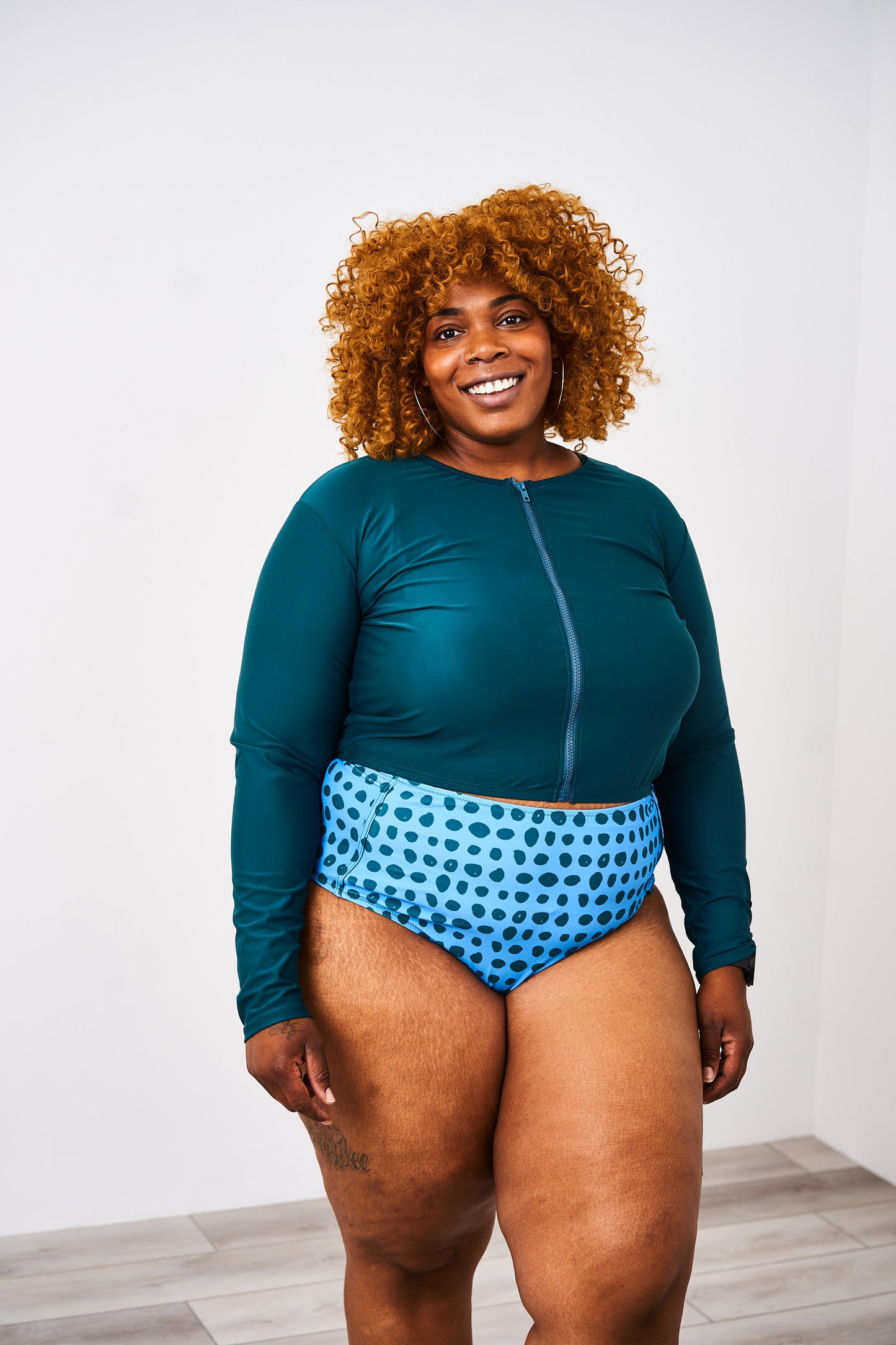 Latched Mama High Waisted Swim Bottoms with Pockets - Final Sale