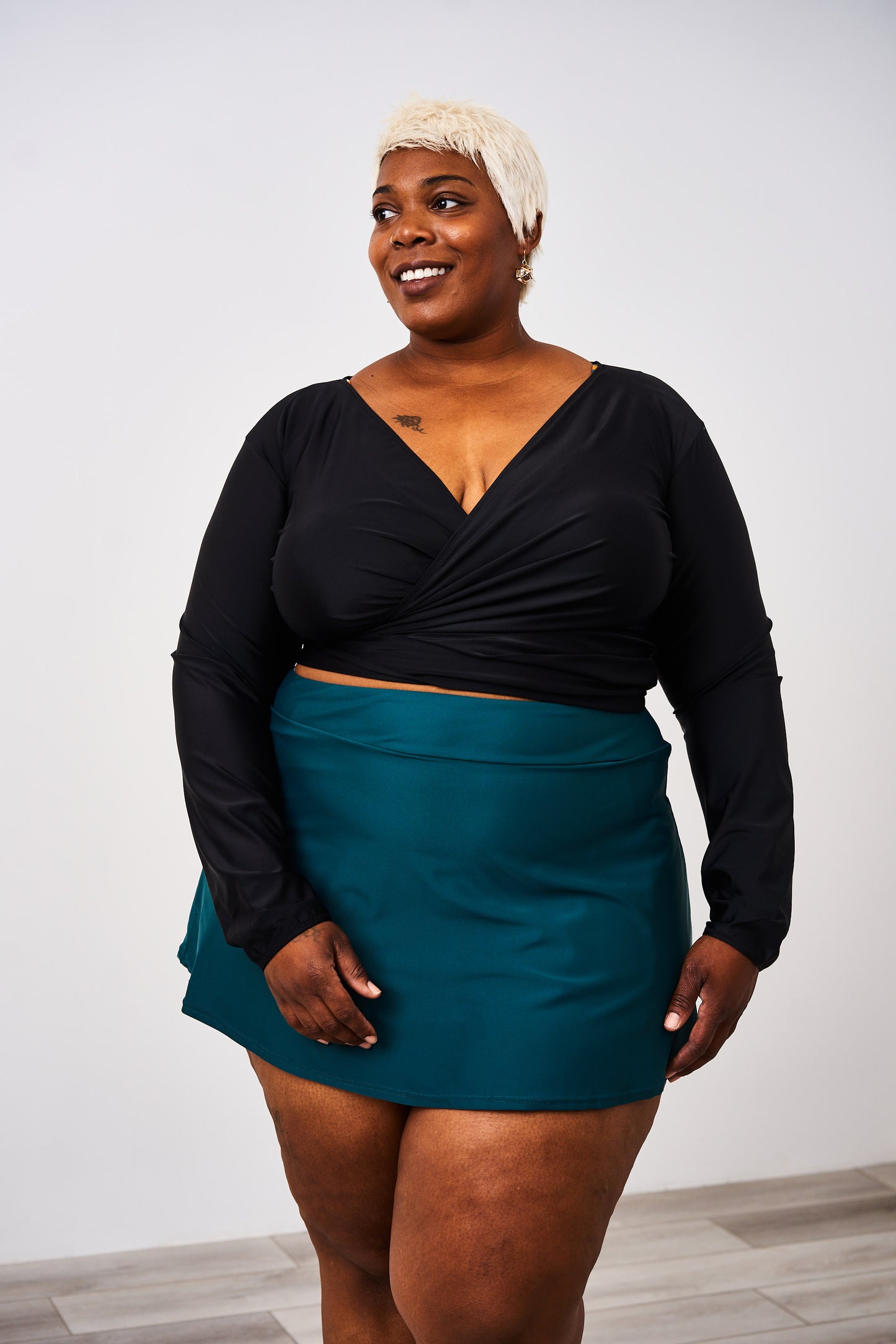 Latched Mama Long Sleeve Nursing Swim Wrap Cover Up