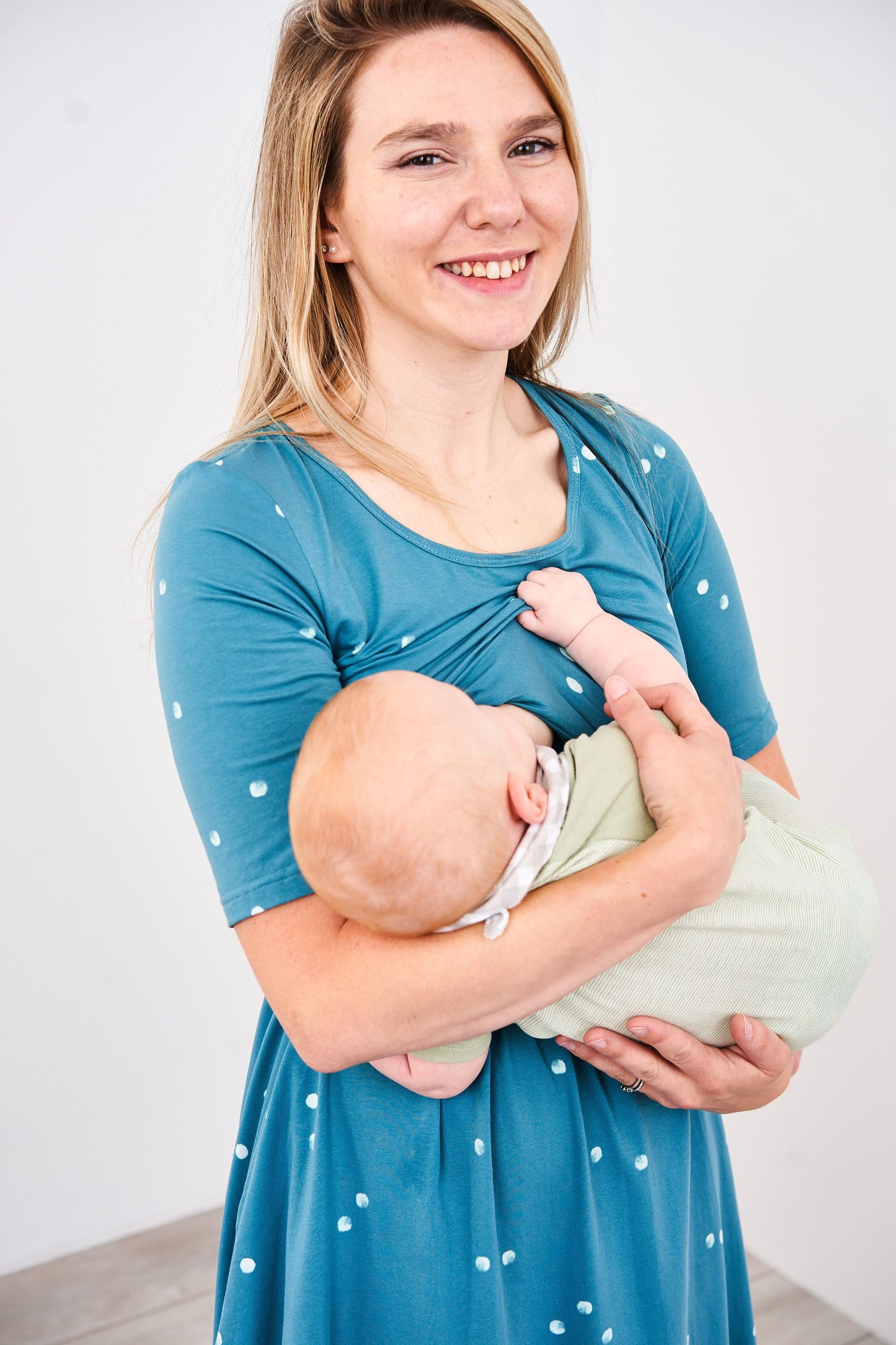 Latched Mama Simple Cotton Nursing Dress