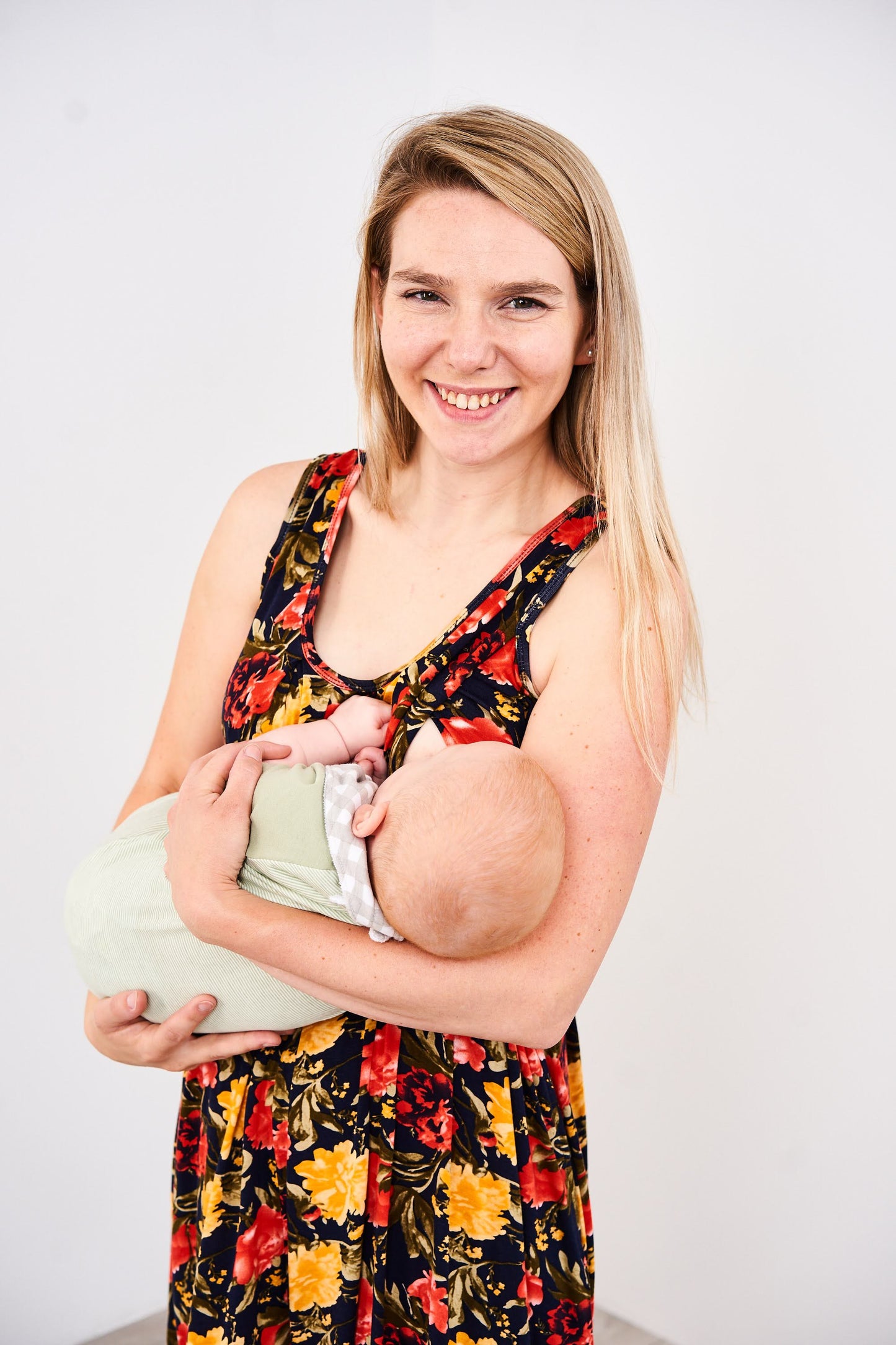 Latched Mama Printed Nursing Romper