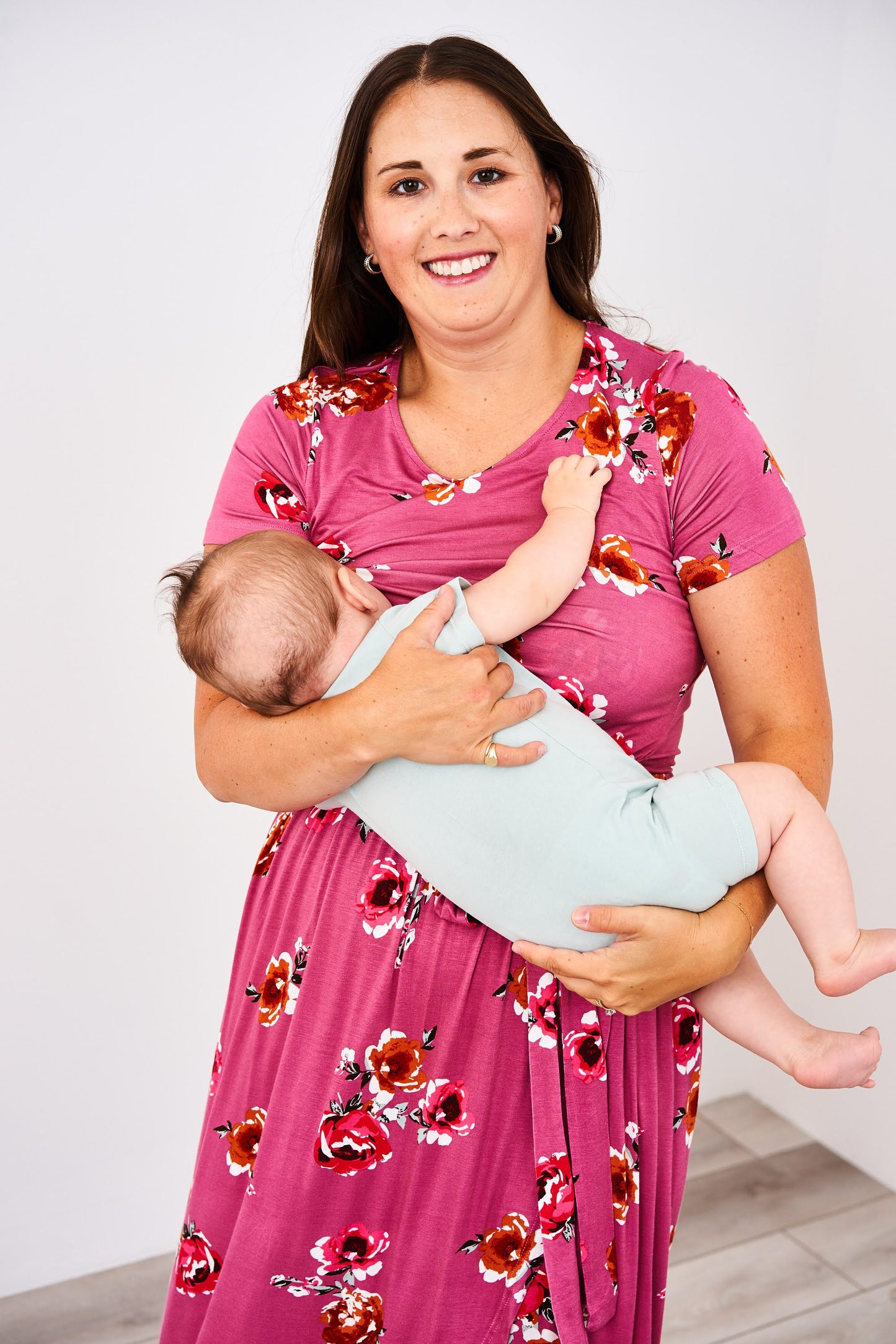 Latched Mama Petal Maxi Nursing Dress