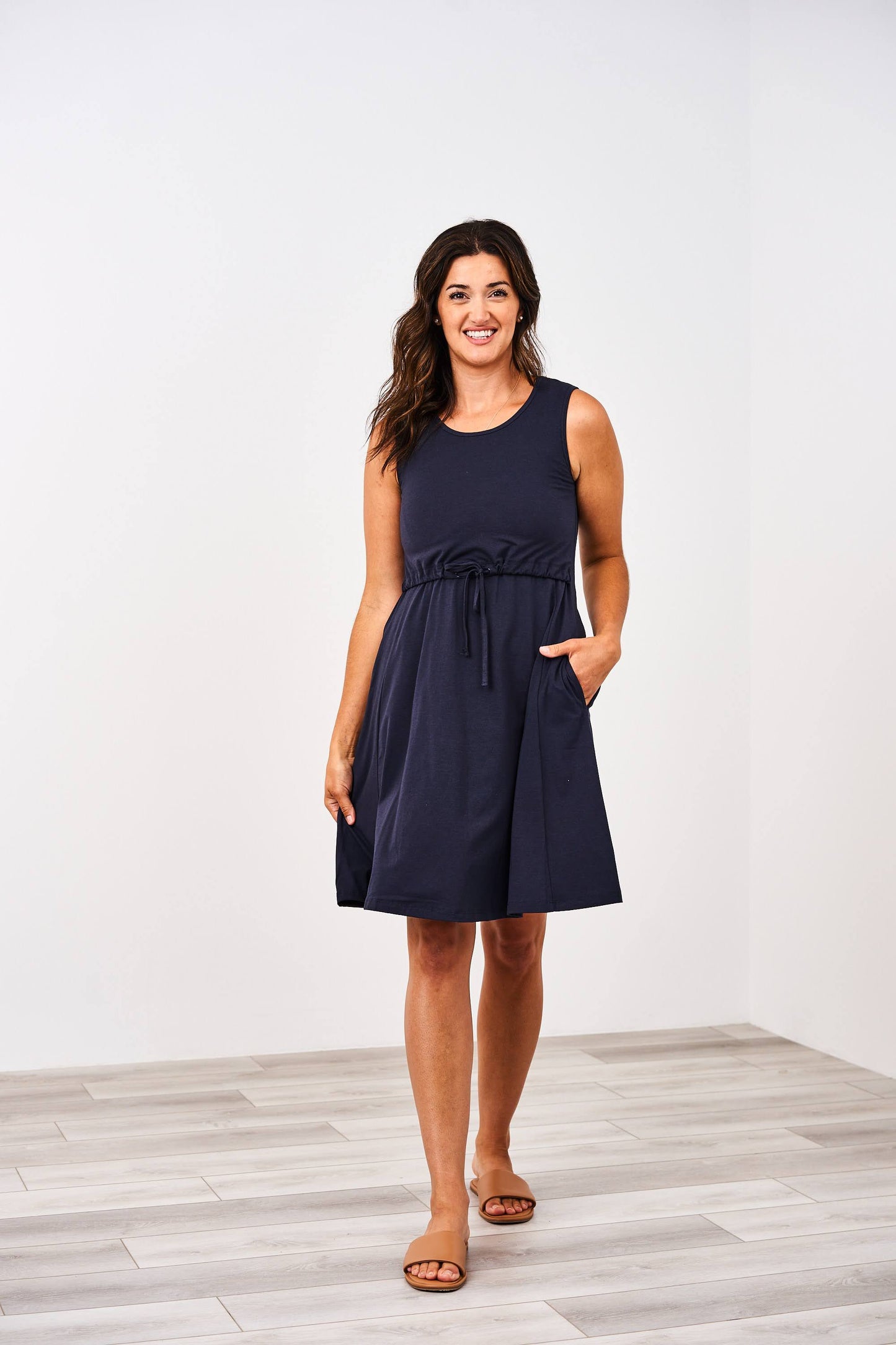 Latched Mama Drawstring Tank Dress 2.0