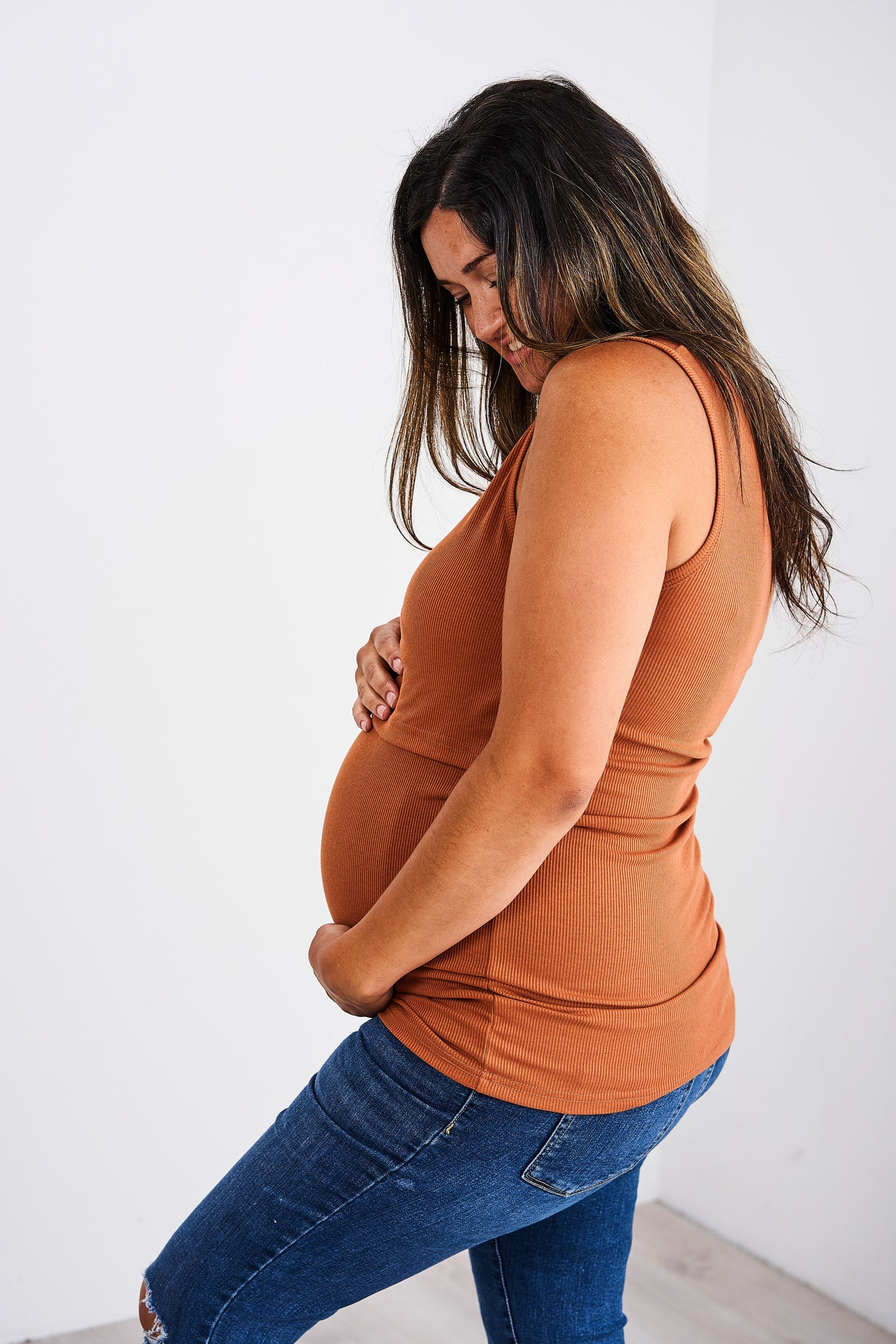 Latched Mama Ribbed Nursing Tank
