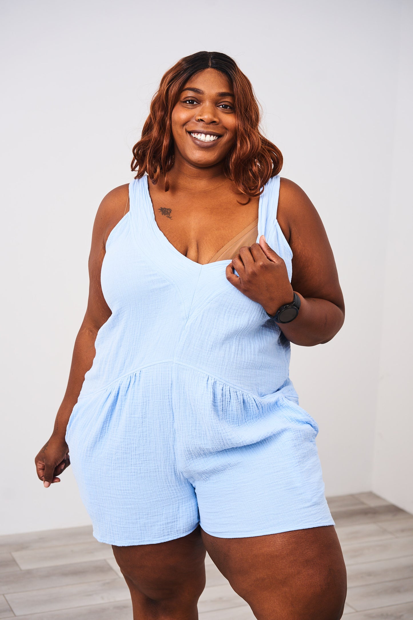 Latched Mama Coastline Nursing Overalls - Final Sale