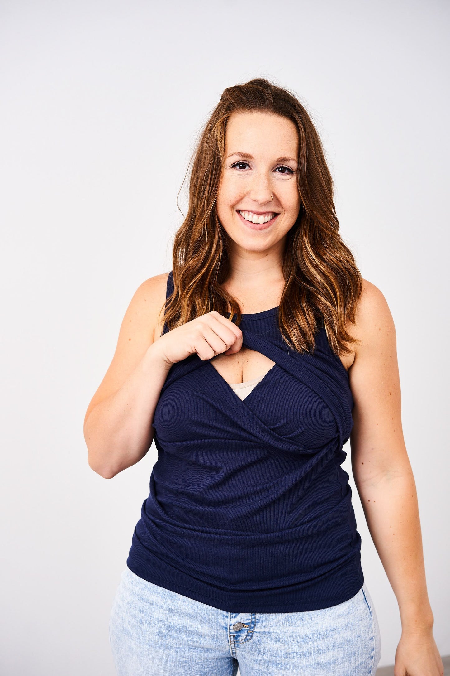 Latched Mama Ribbed Nursing Tank