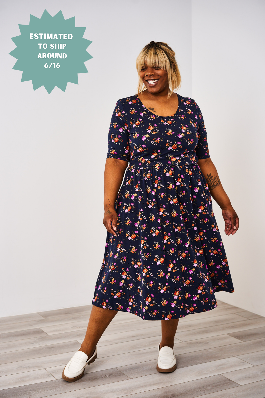 Latched Mama Classic Cotton Nursing Dress