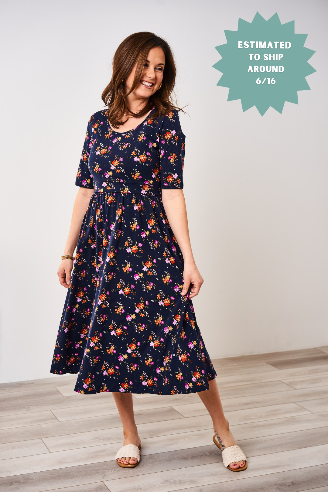Latched Mama Classic Cotton Nursing Dress