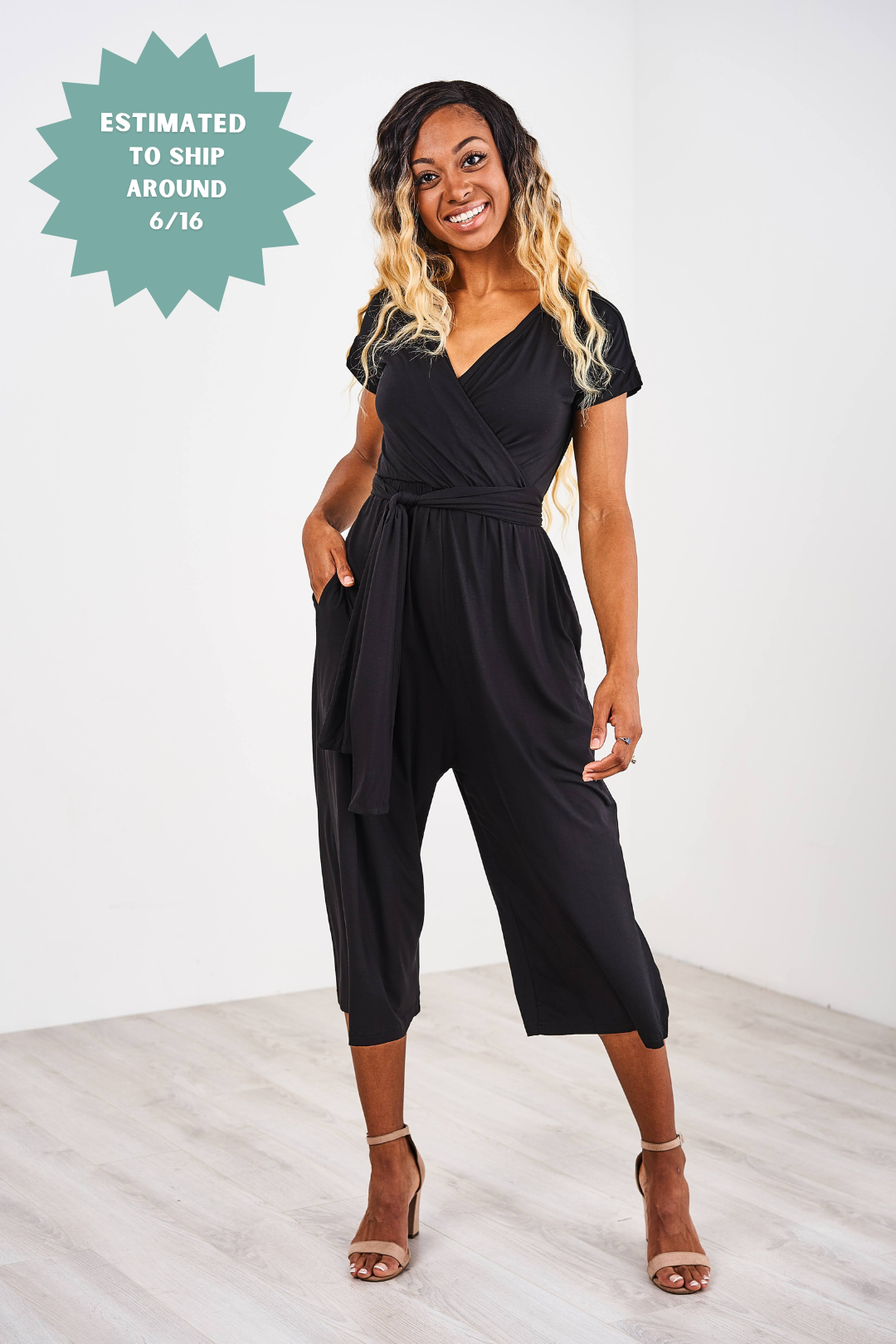 Latched Mama V-Neck Nursing Jumpsuit