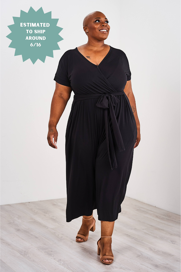 Latched Mama V-Neck Nursing Jumpsuit