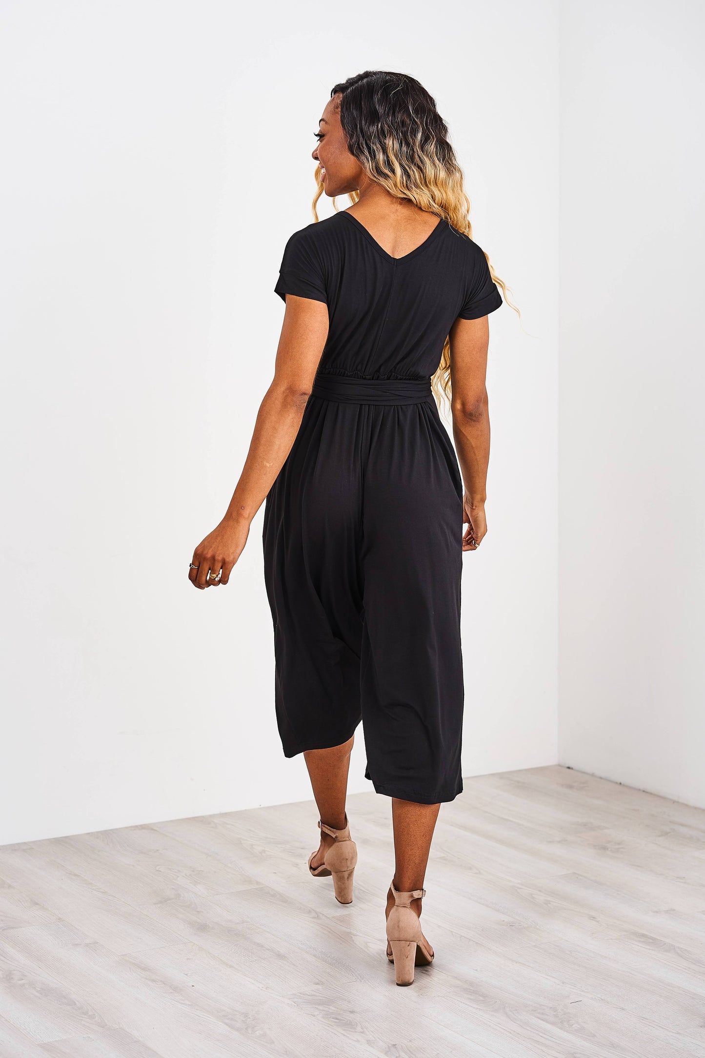 Latched Mama V-Neck Nursing Jumpsuit