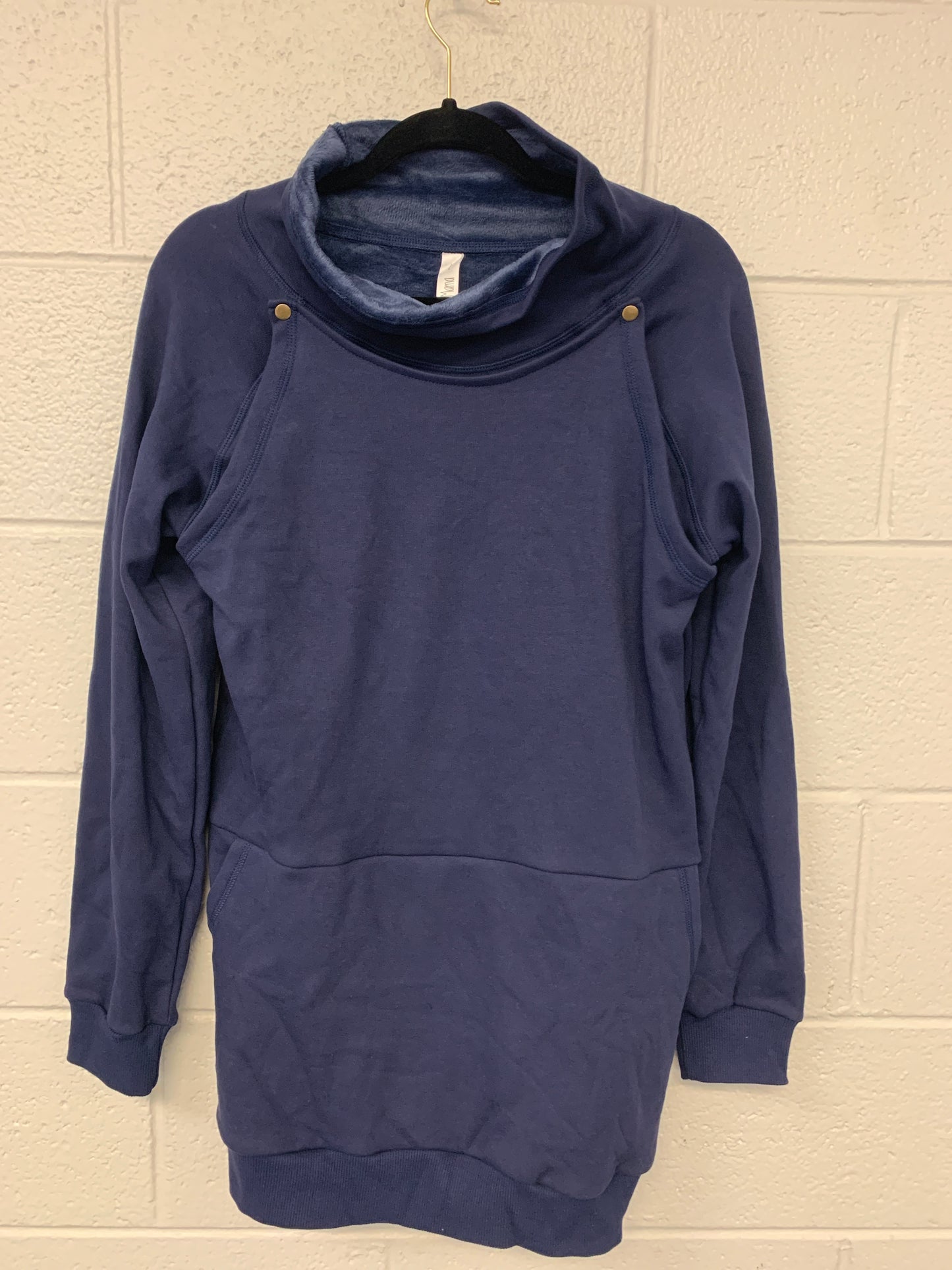 Outlet 7172 - Latched Mama Harbor Snap Nursing Pullover - Navy - Large