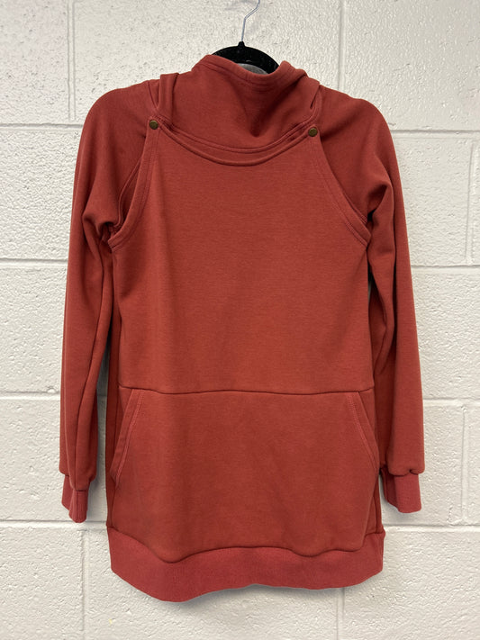 Outlet 7241 - Latched Mama Harbor Snap Nursing Pullover - Rust - Small