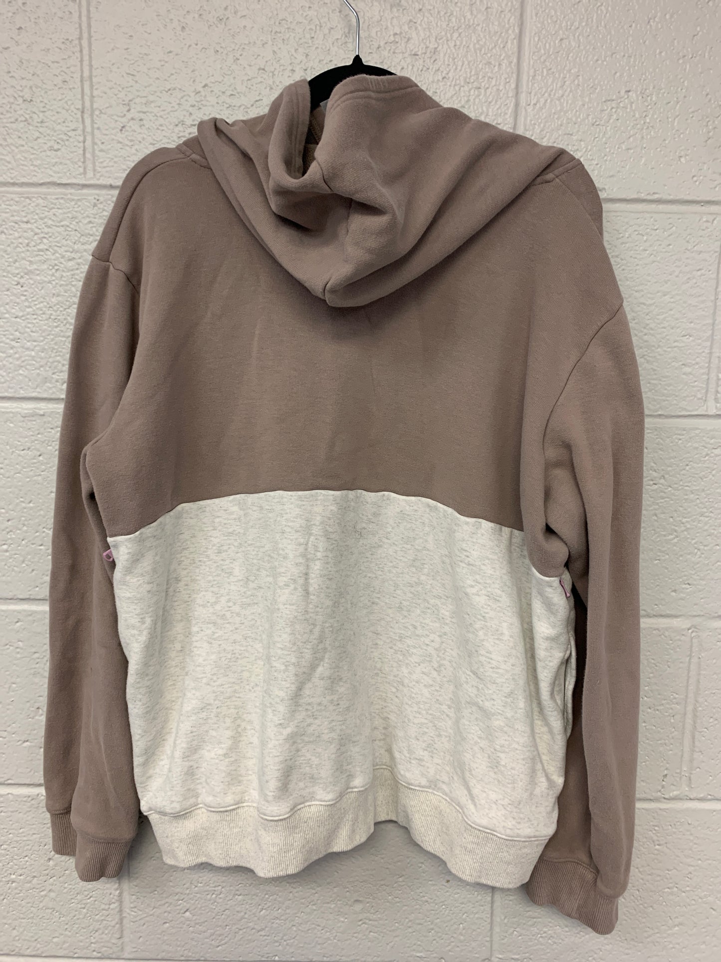 Outlet 7222 - Latched Mama Trailblazer Nursing Hoodie - Taupe/Oatmeal - 2X