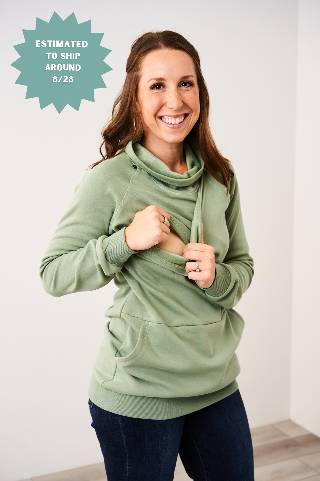 Latched Mama Harbor Snap Nursing Pullover