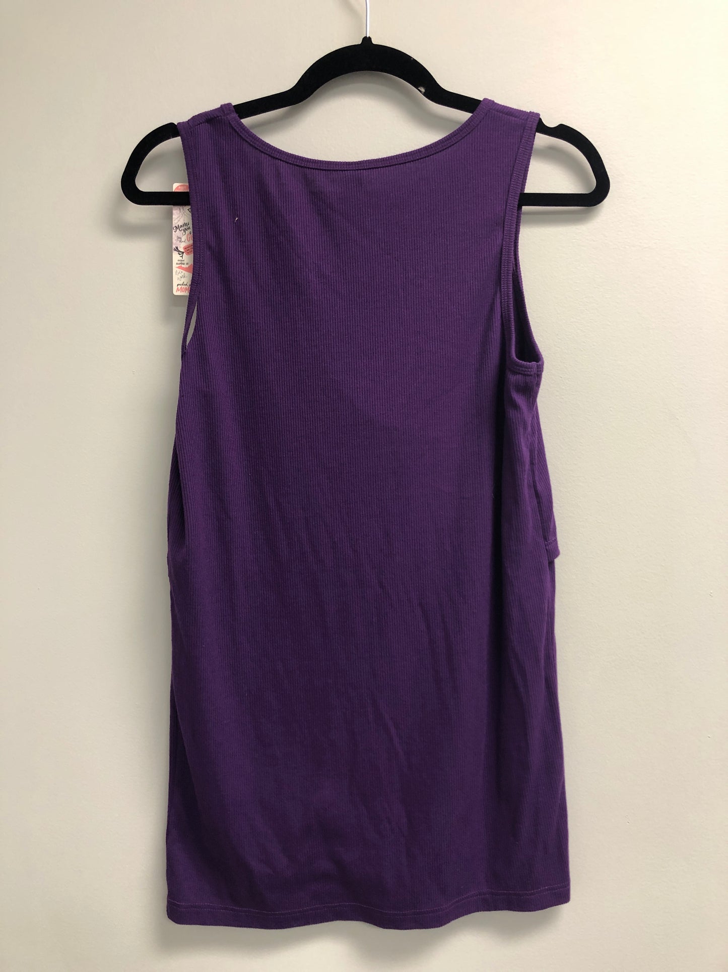 Outlet 7005 - Latched Mama Ribbed Nursing Tank - Plum - Medium