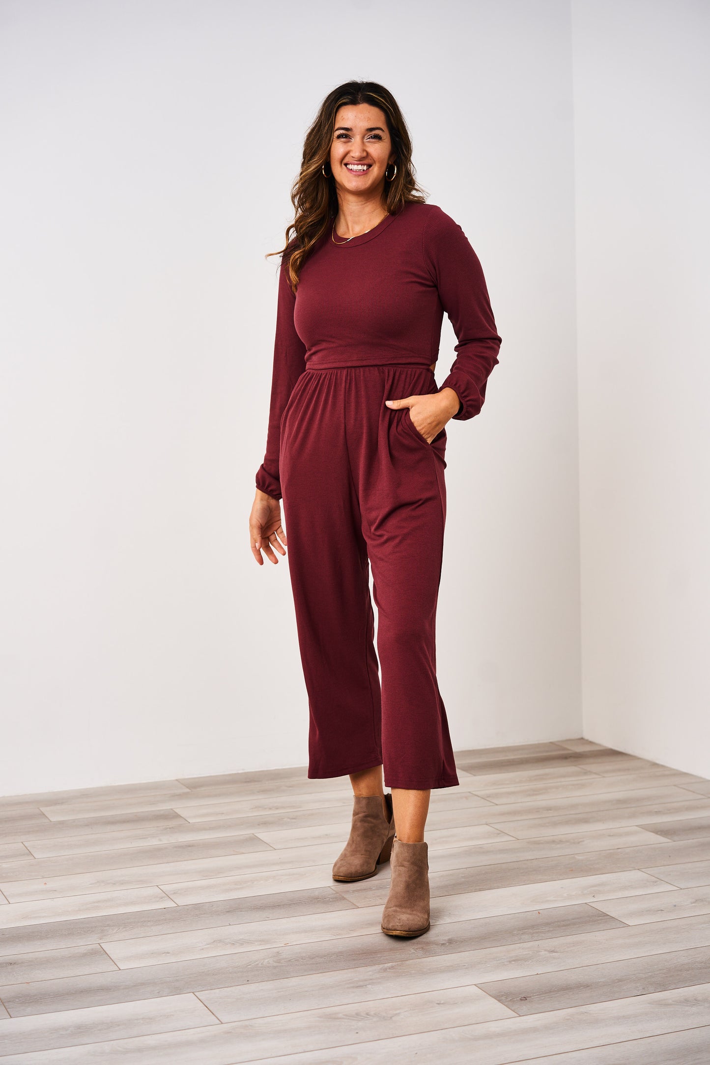 Latched Mama Long Sleeve Ribbed Nursing Jumper - Final Sale