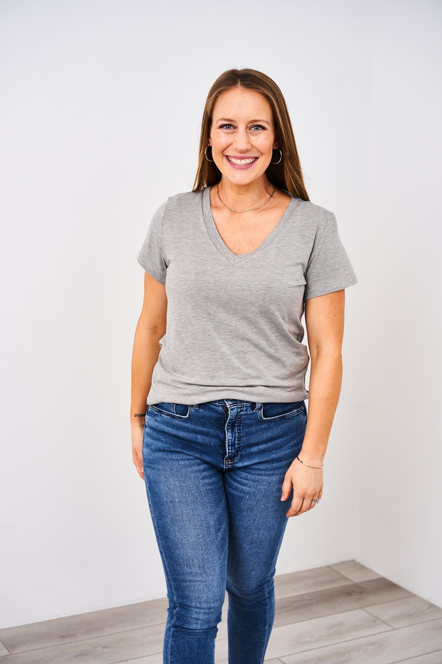 Latched Mama Go-To V-Neck Nursing Tee- Final Sale