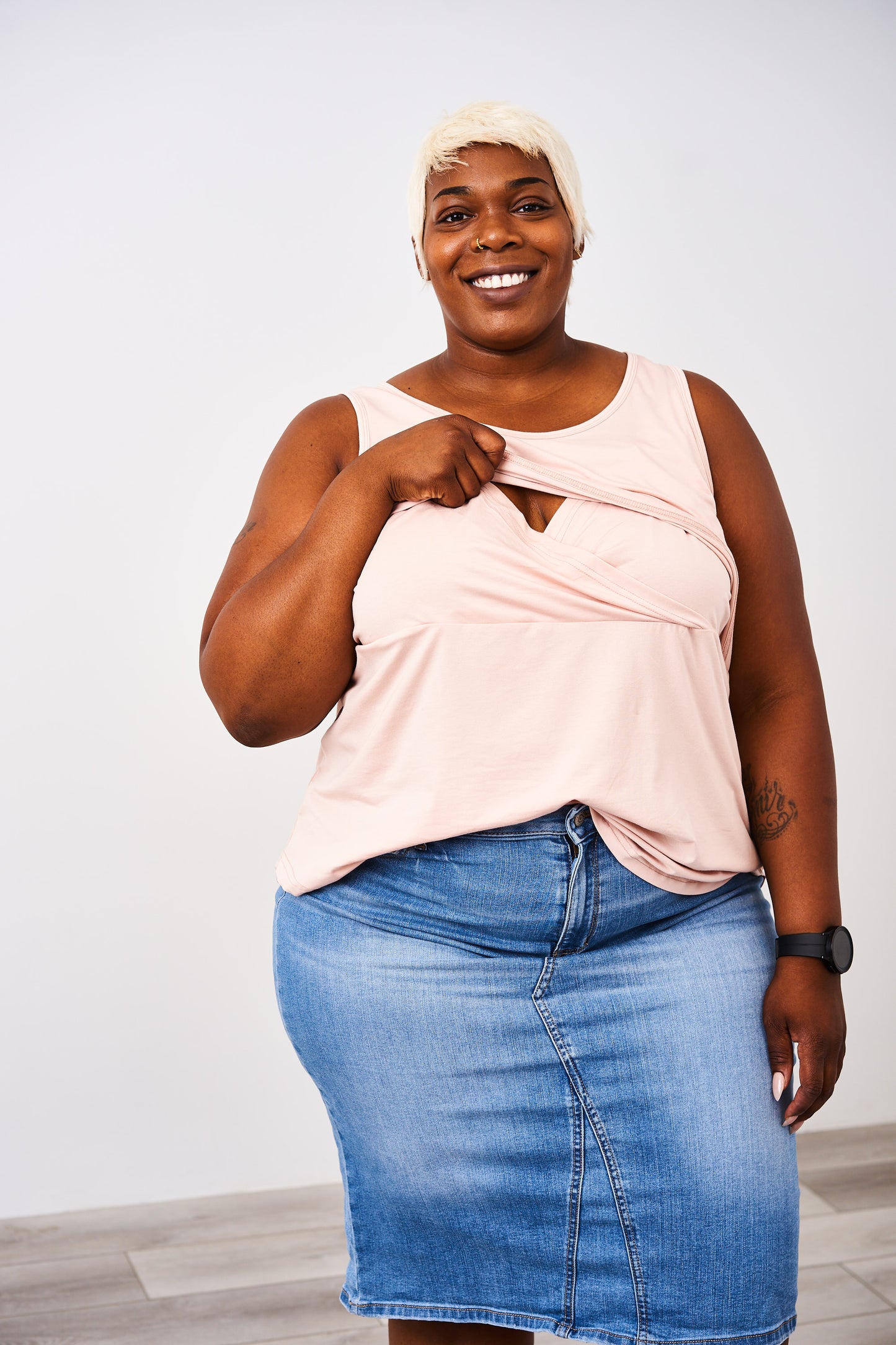 Latched Mama Cotton Swing Nursing Tank - Final Sale