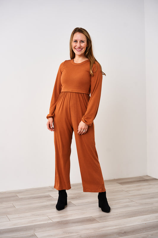 Latched Mama Long Sleeve Ribbed Nursing Jumper - Final Sale