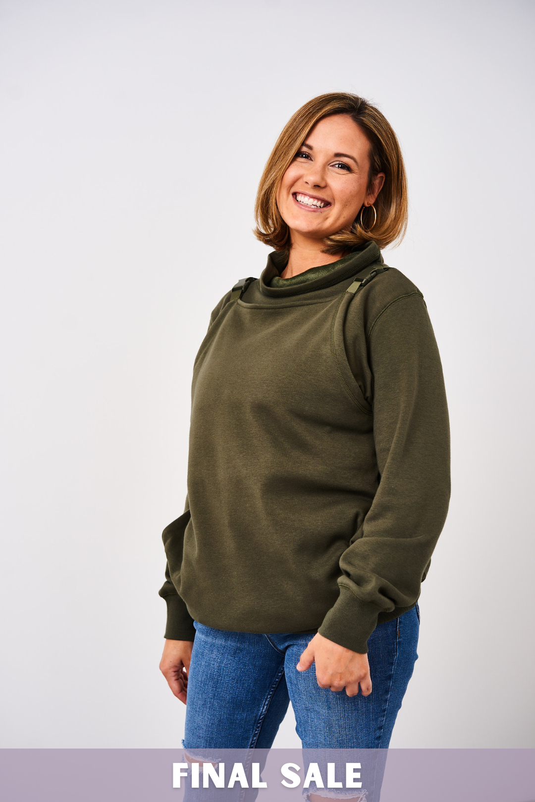 Latched Mama Buckle & Go Babywearing Pullover - Final Sale