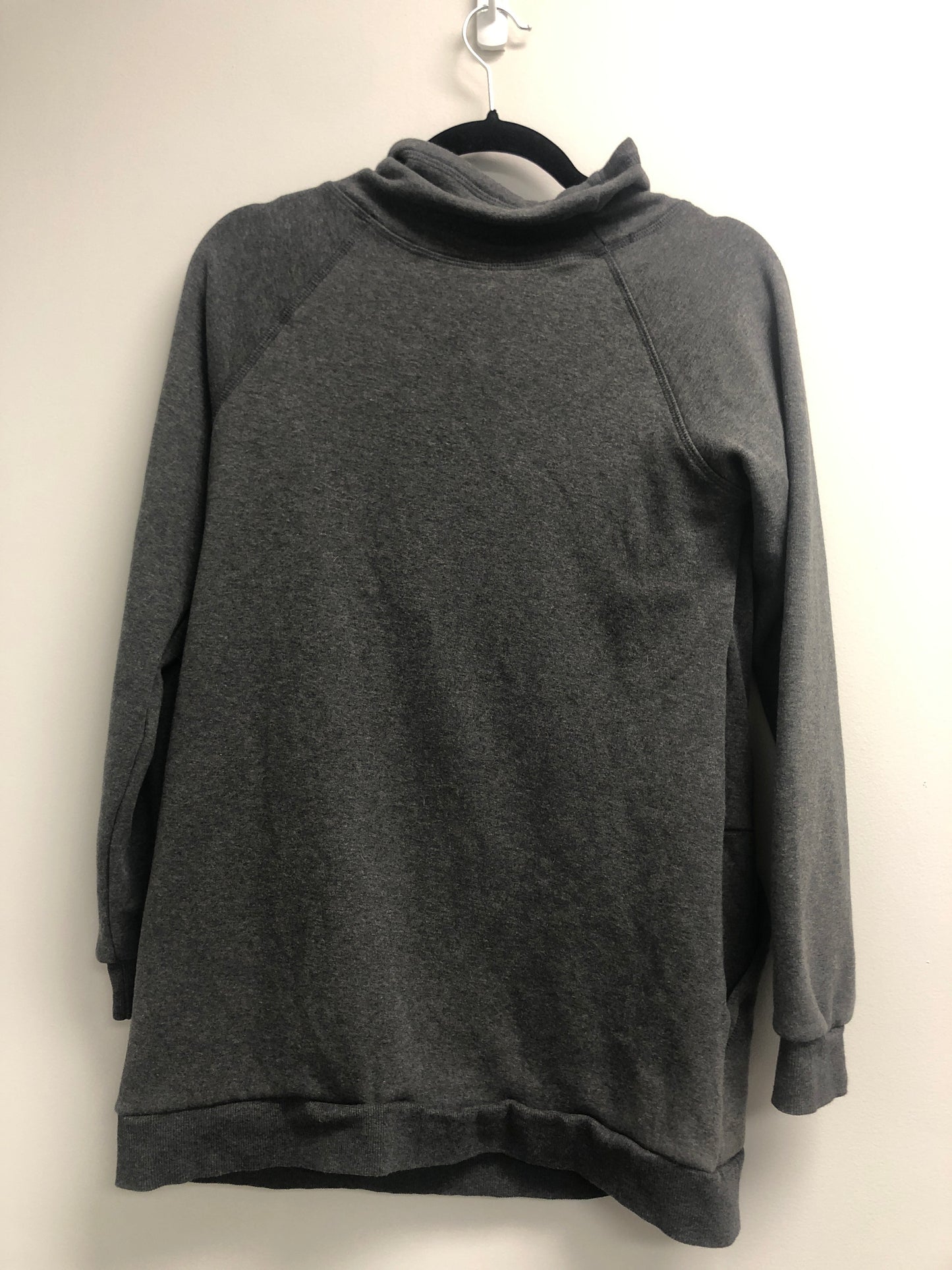 Outlet 6839 - Latched Mama Embroidered Harbor Snap Nursing Pullover - Charcoal - Medium