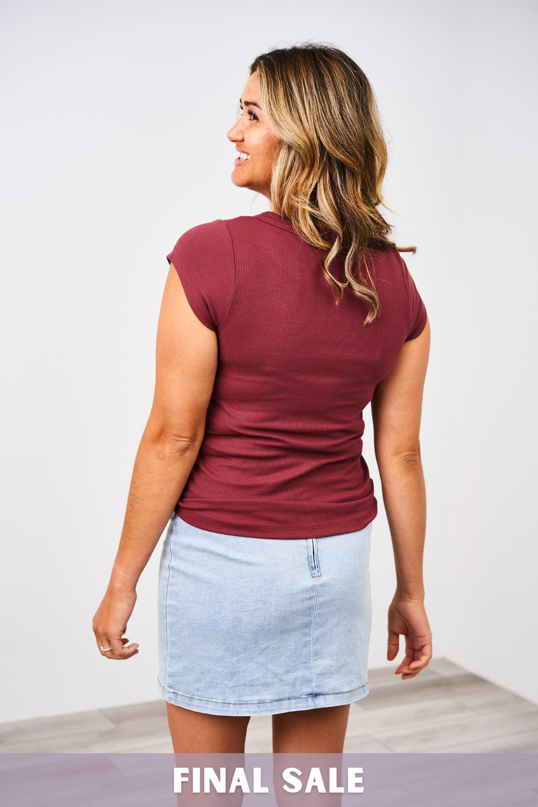 Latched Mama Ribbed Cap Sleeve Nursing Tee - Final Sale