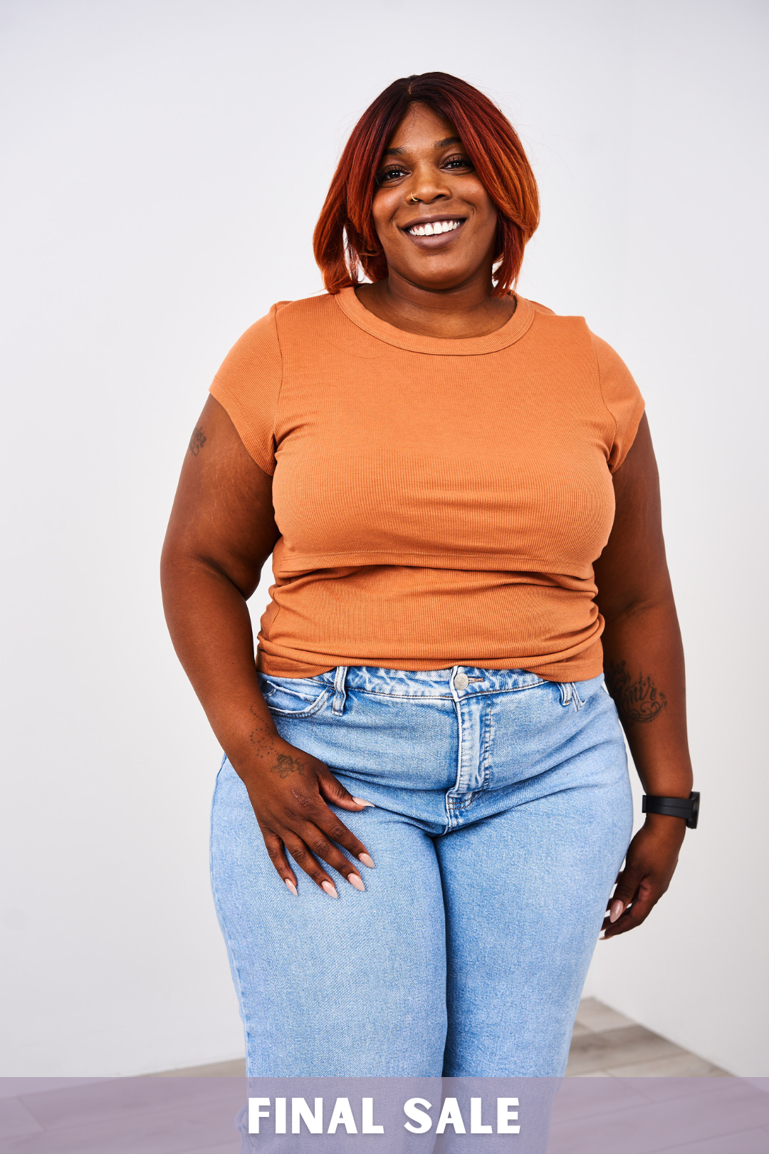 Latched Mama Ribbed Cap Sleeve Nursing Tee - Final Sale