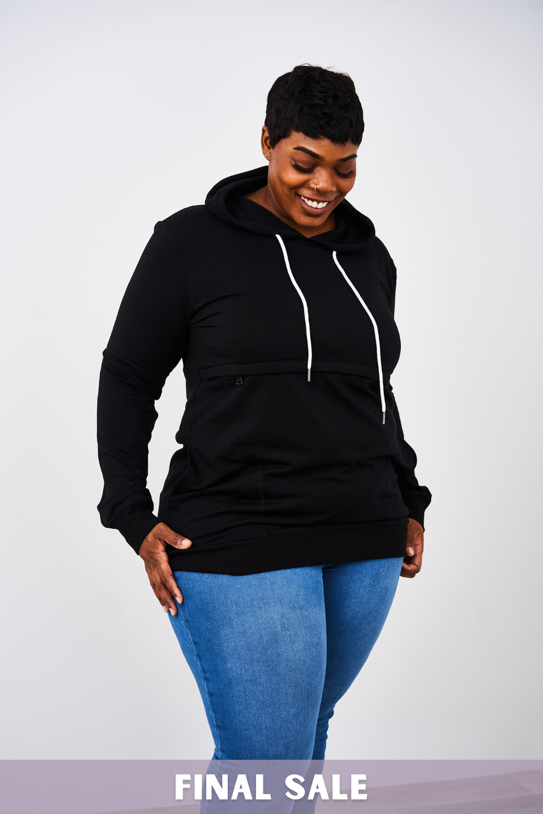 Latched Mama Classic Zipper Nursing Hoodie - Final Sale