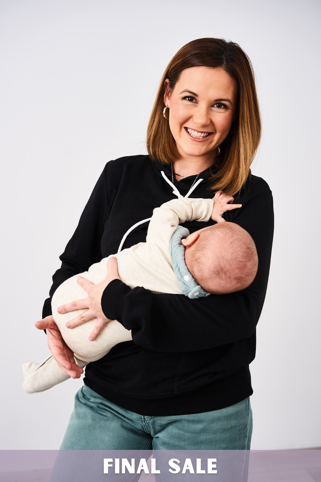 Latched Mama Classic Zipper Nursing Hoodie - Final Sale