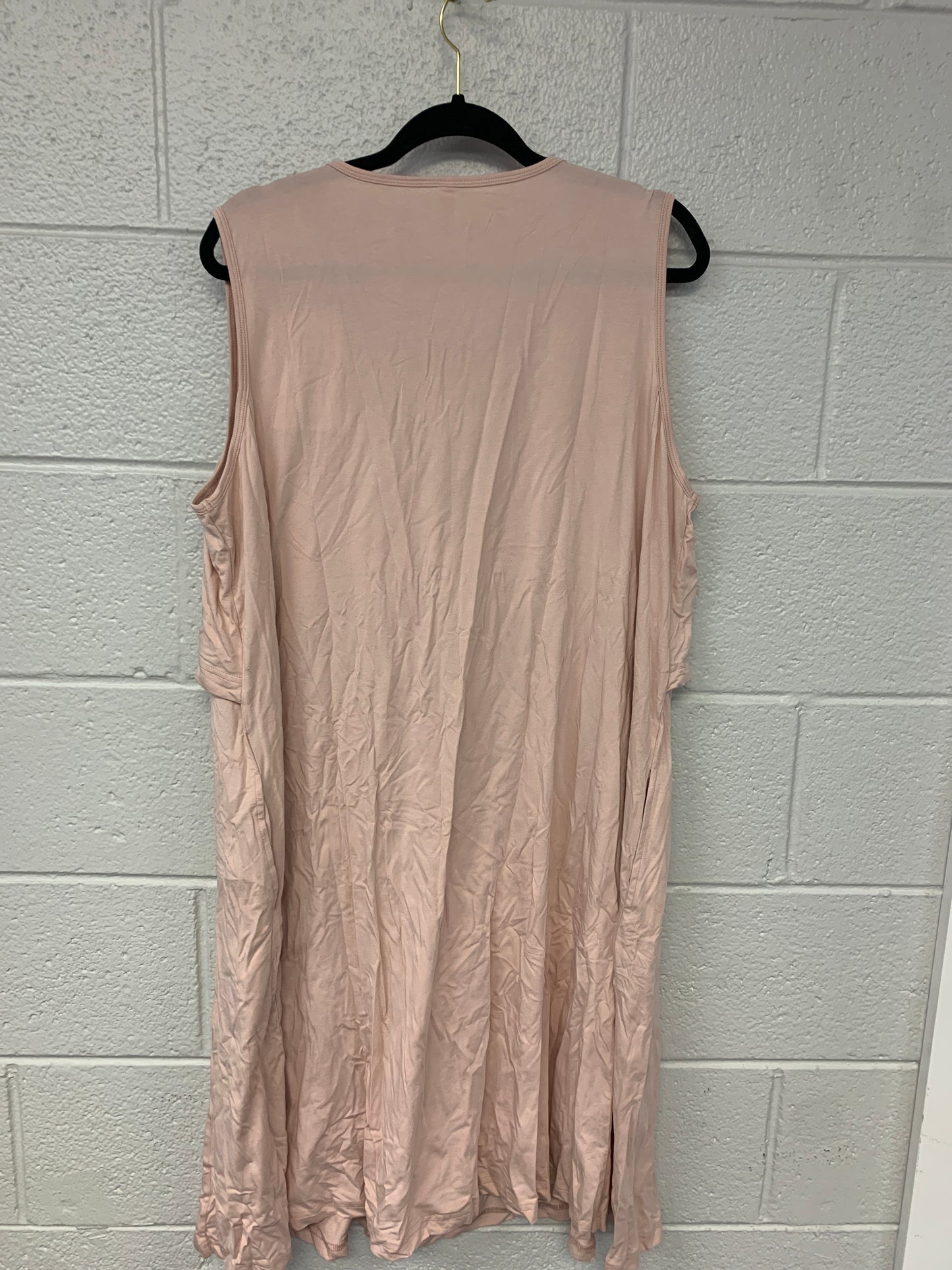 Outlet 7196 - Latched Mama Drawstring Tank Dress 2.0 - Blush - 1X