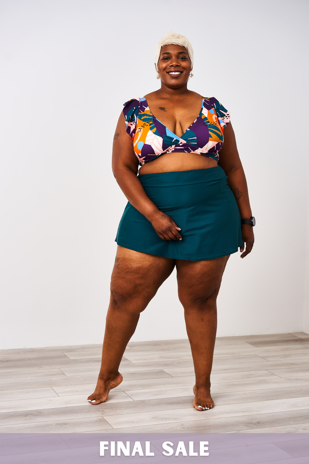 Latched Mama Lace Up Nursing Swim Top - Final Sale